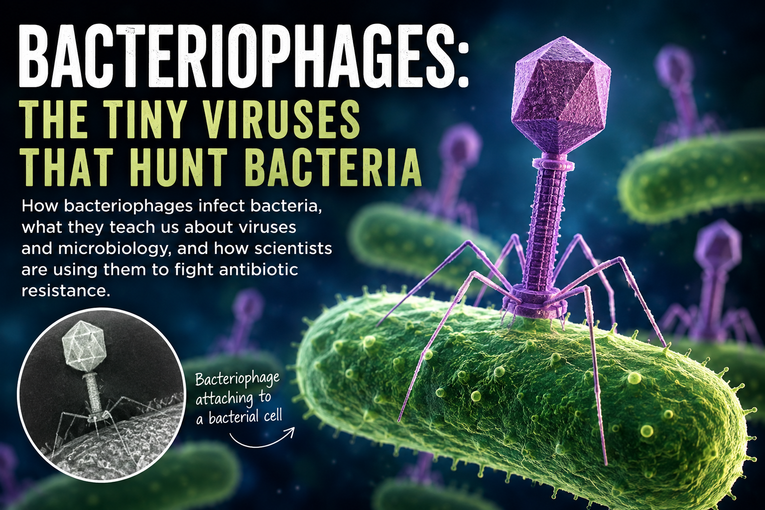 Bacteriophages: The Tiny Viruses That Hunt Bacteria