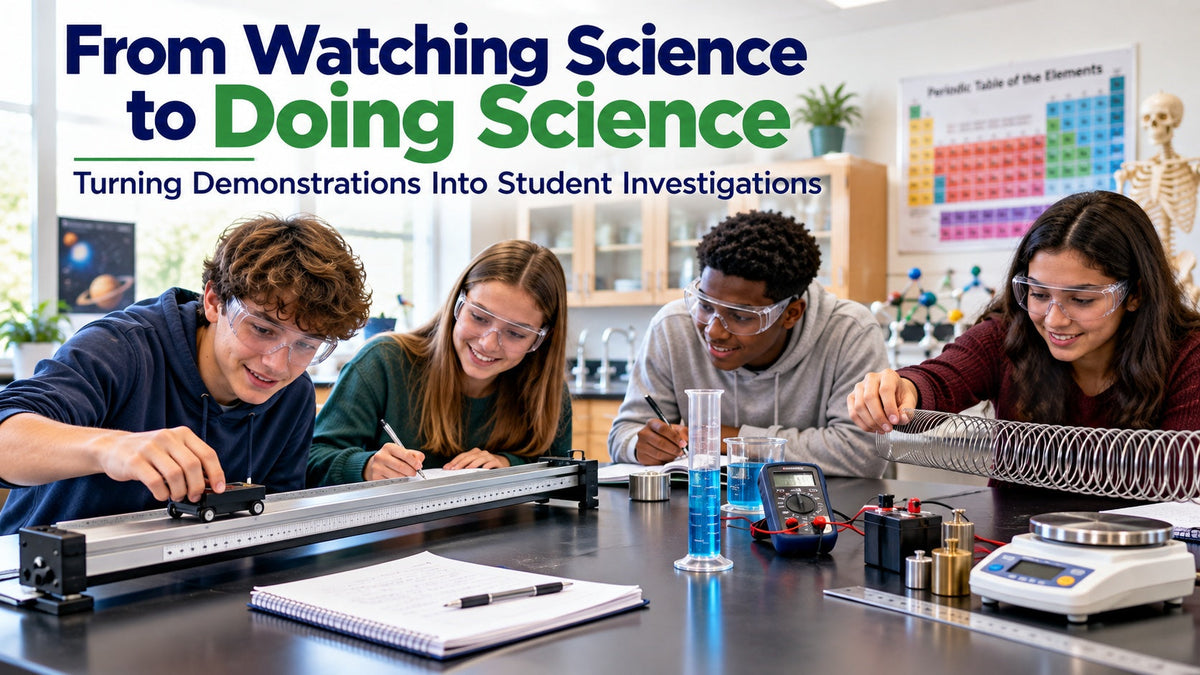 From Watching Science to Doing Science: Turning Demonstrations Into Student Investigations