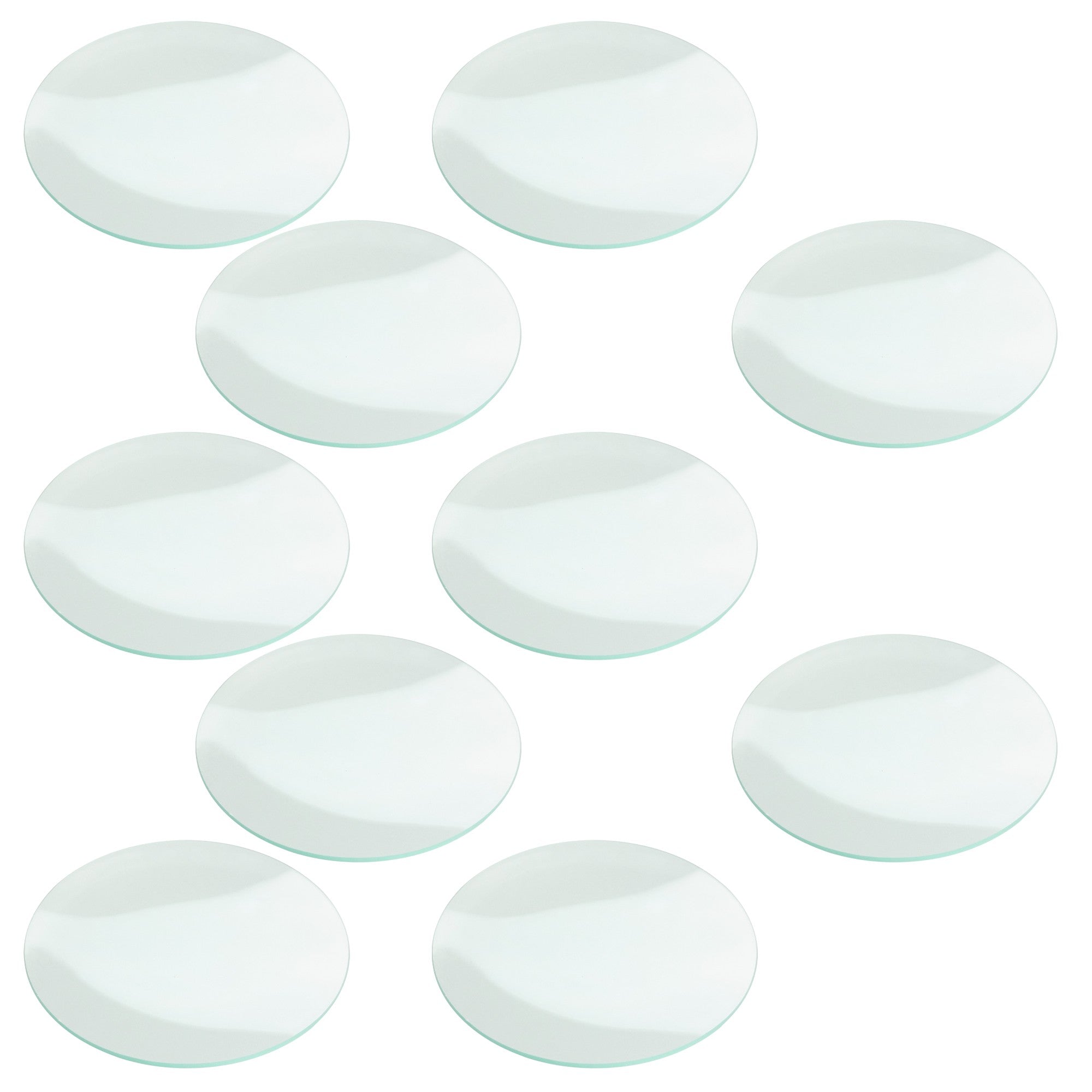 Cover Glass with Fire-Polished Edge, 100mm Diameter. Made from borosilicate glass. Pack of 10.