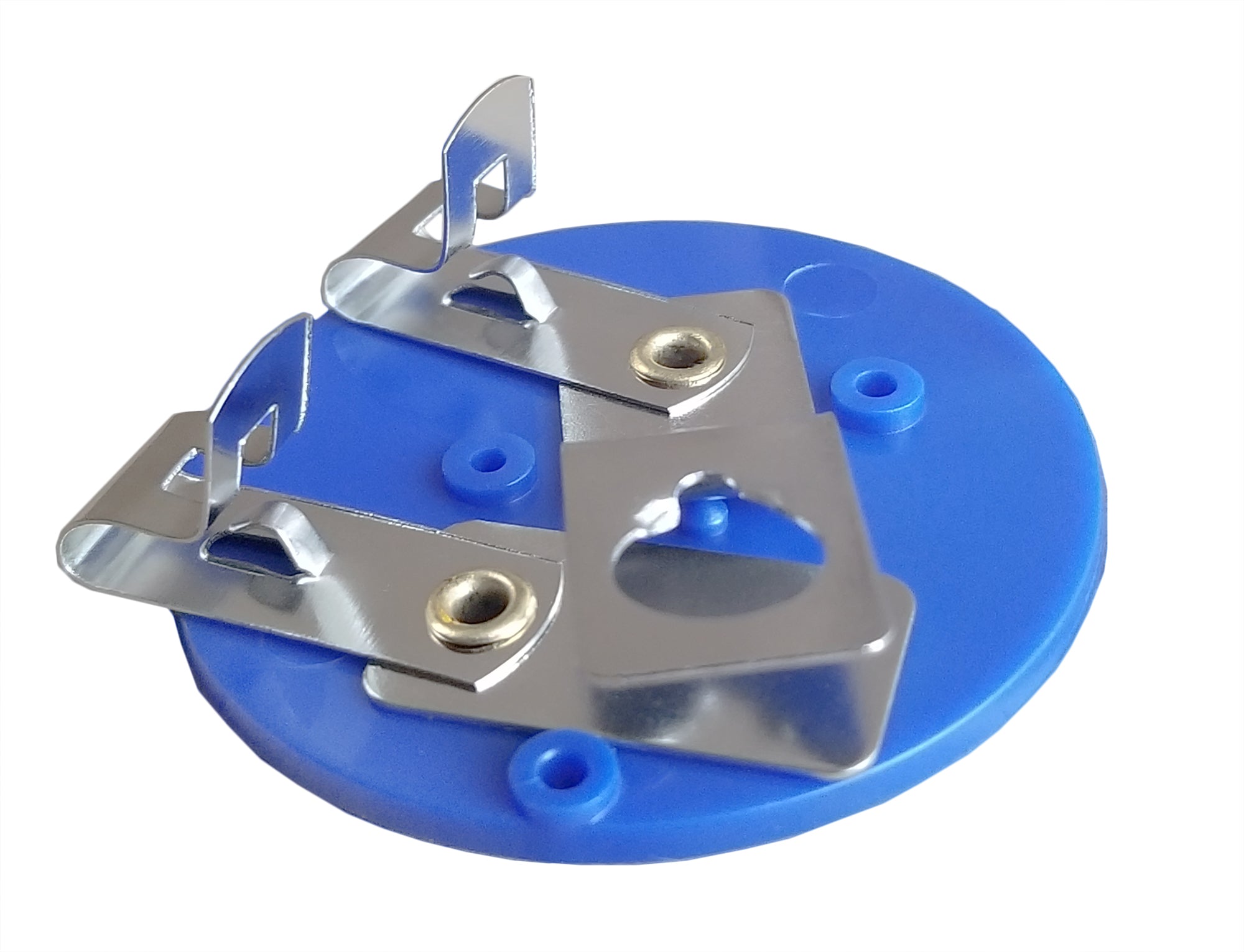 Lamp Bulb Holder Plastic Disc with Clips for Electrical Connections
