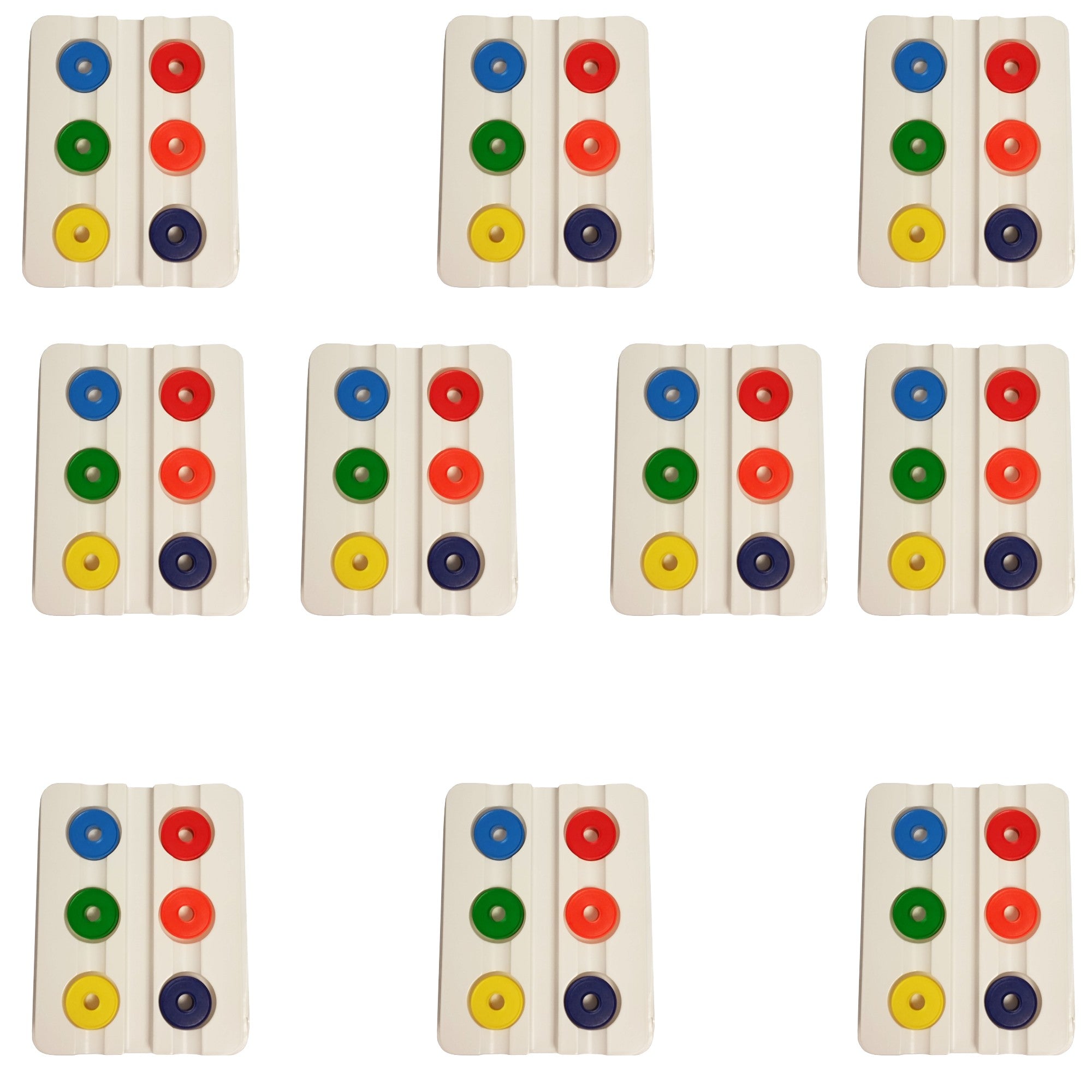 Plastic-Coated Magnetic Rings, Pack of 10 by Go Science Crazy