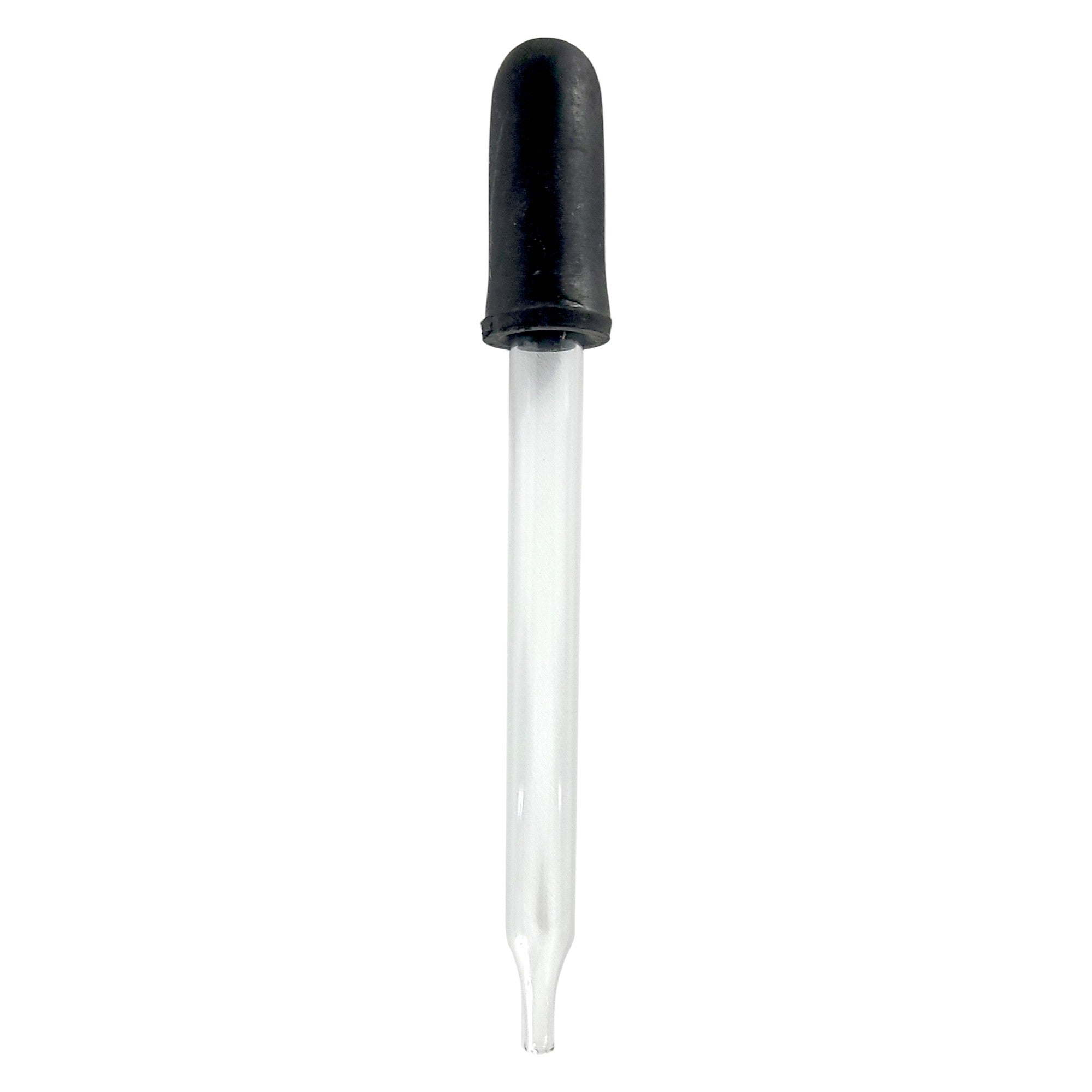 Dropper, Medicine with Straight Glass Pipette 3 inch length. Pack of 12
