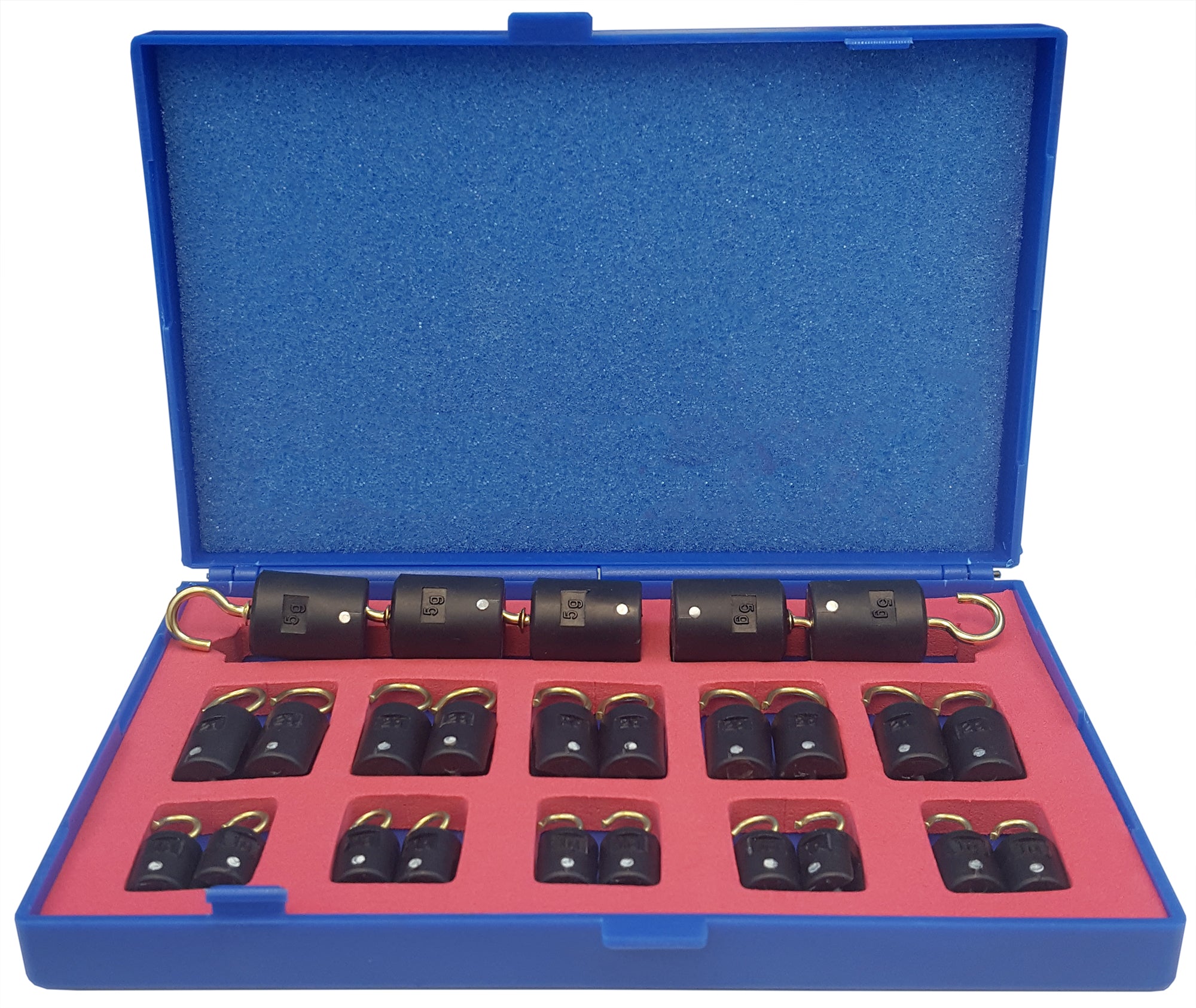 Hooked Weight Set, Plastic, Twenty-Five-Piece