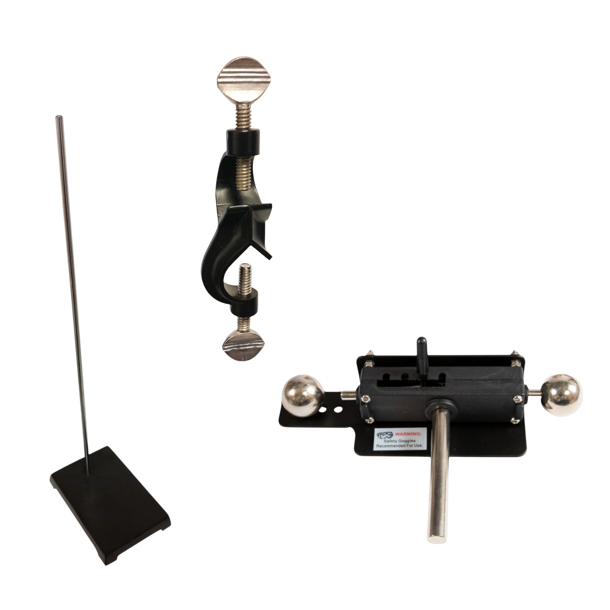 Vertical Acceleration Physics Demo-KT – Includes Support Stand, Boss Head Clamp & Gravity Acceleration Model – STEM Classroom Kit