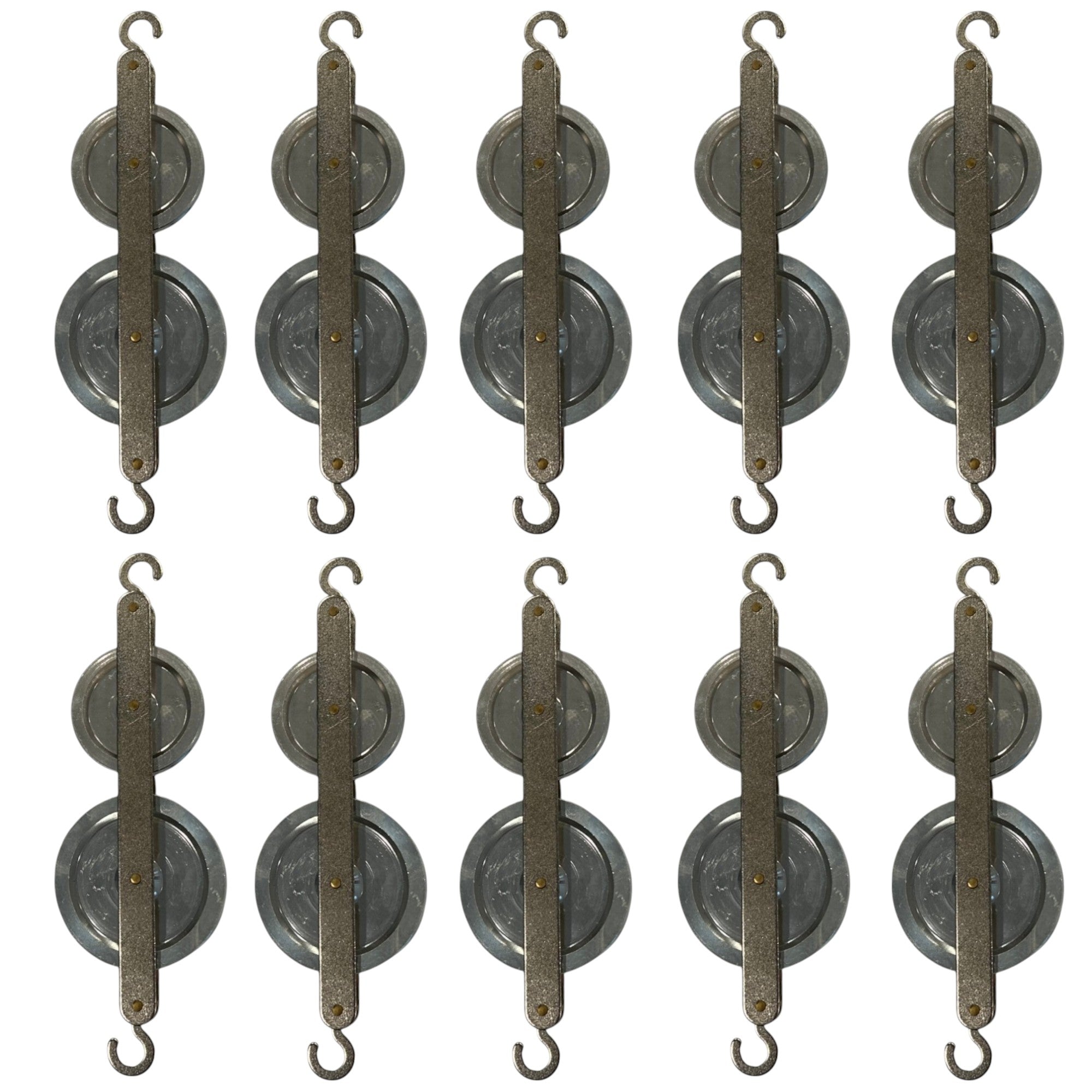 Pulley, Double Tandem Aluminum, Pack of 10