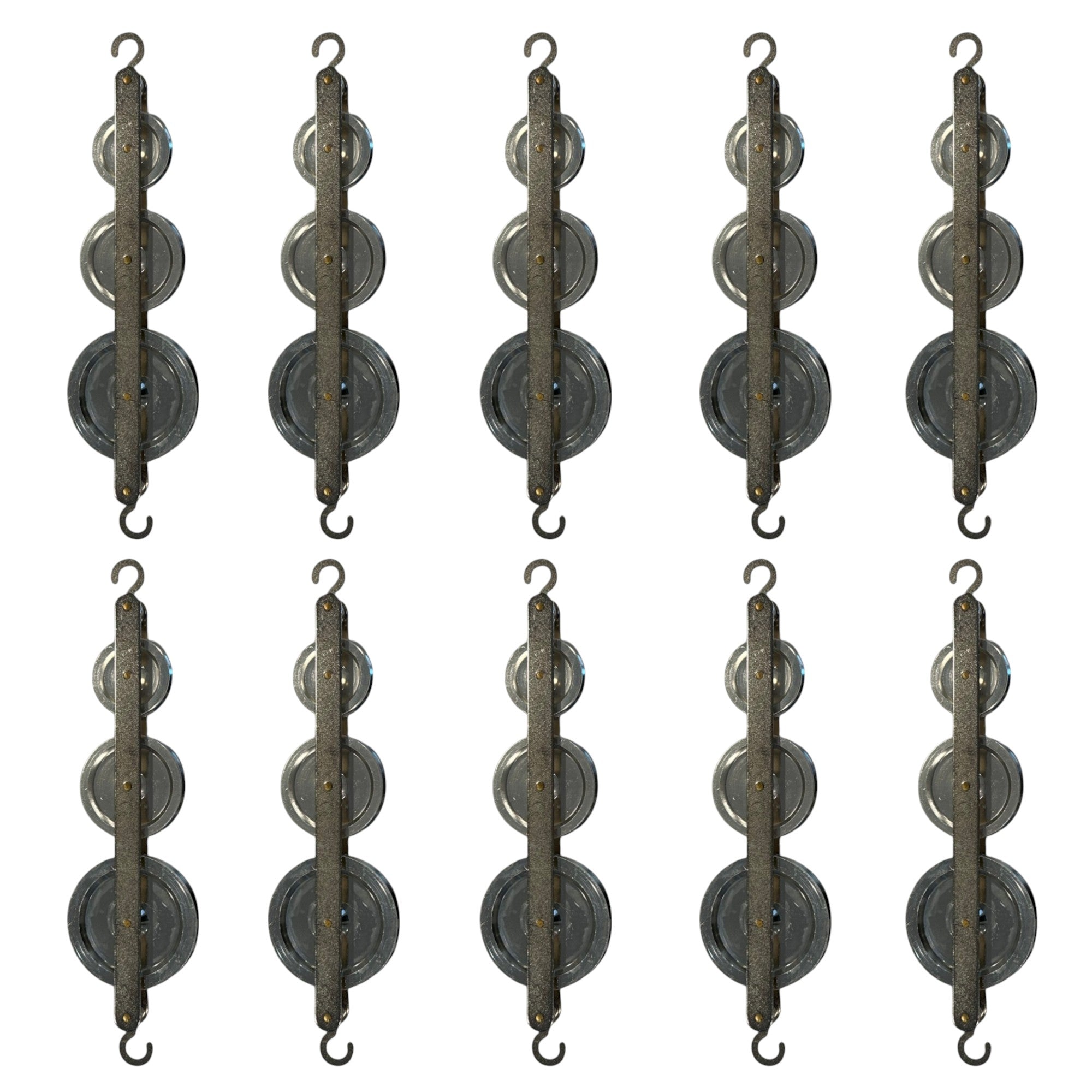 Pulley, Triple Tandem Aluminum, Pack of 10