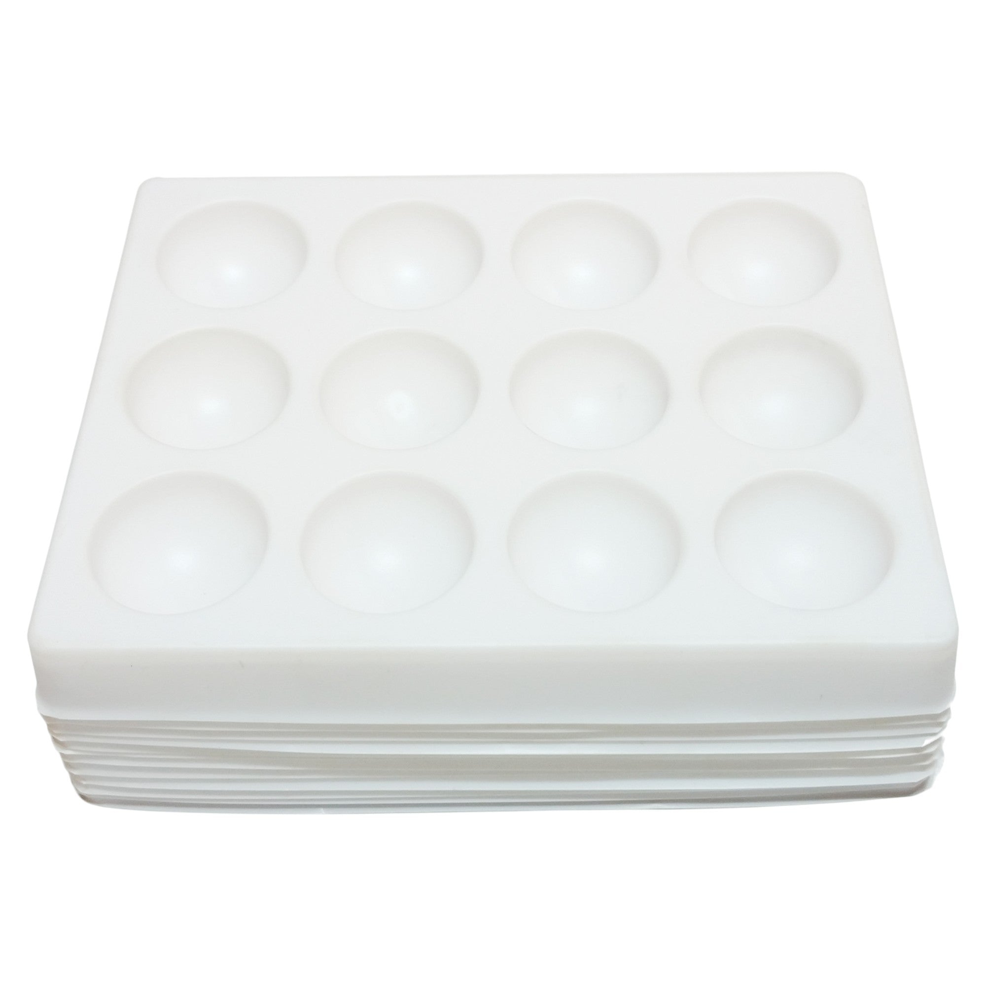 Spot Plate Polystyrene, 12 Depressions, 20mm x 10mm 12 Pack