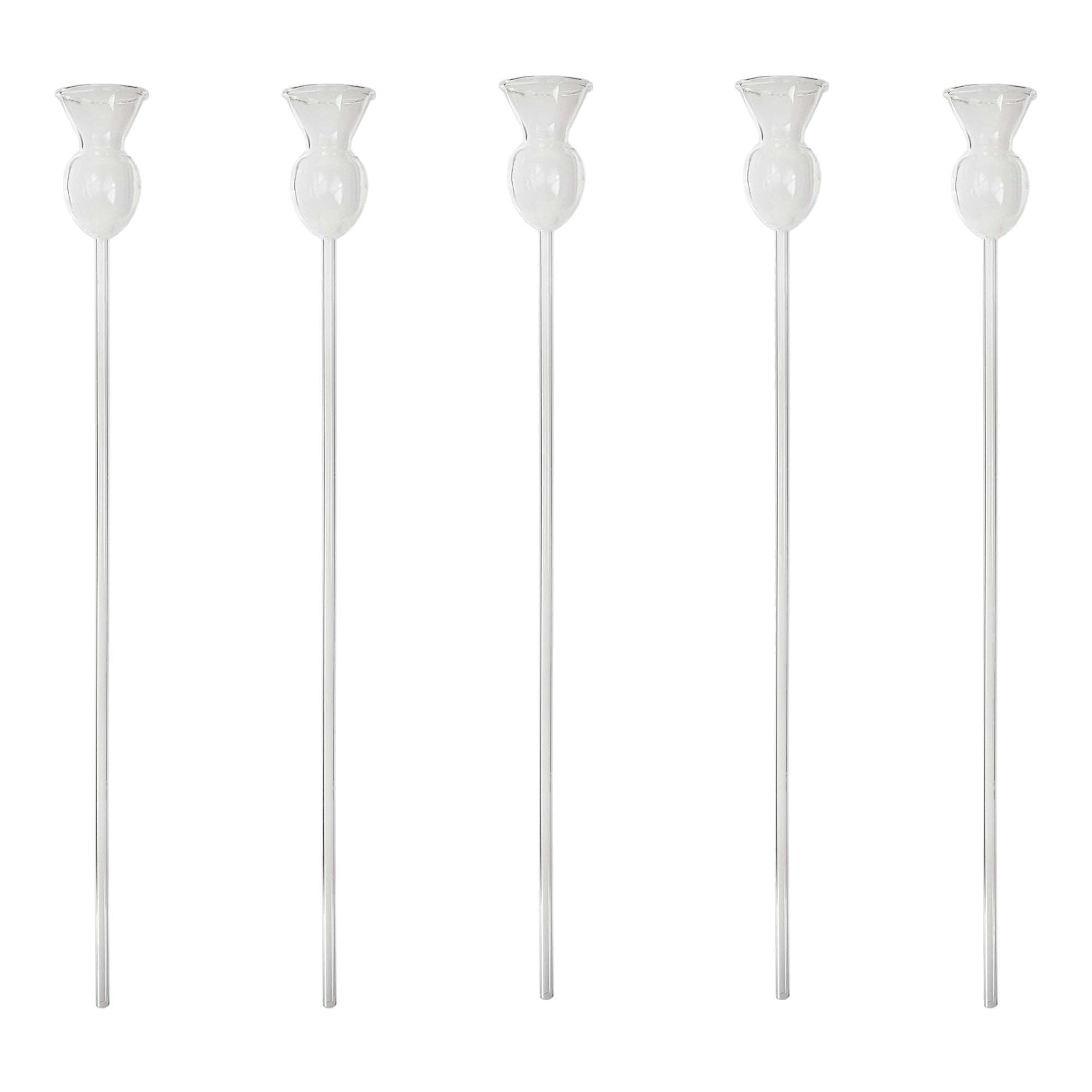 Thistle Tube, 400mm Long Stem. Borosilicate Glass. Pack of 5