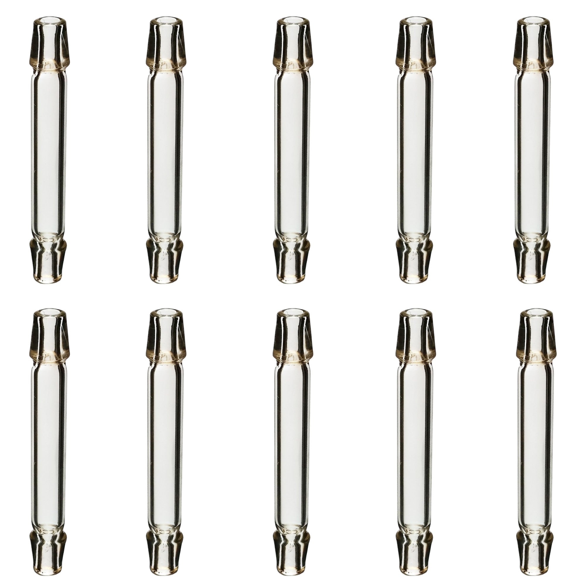 Glass Connecting Tube, Straight, 6mm OD, Pack of 10