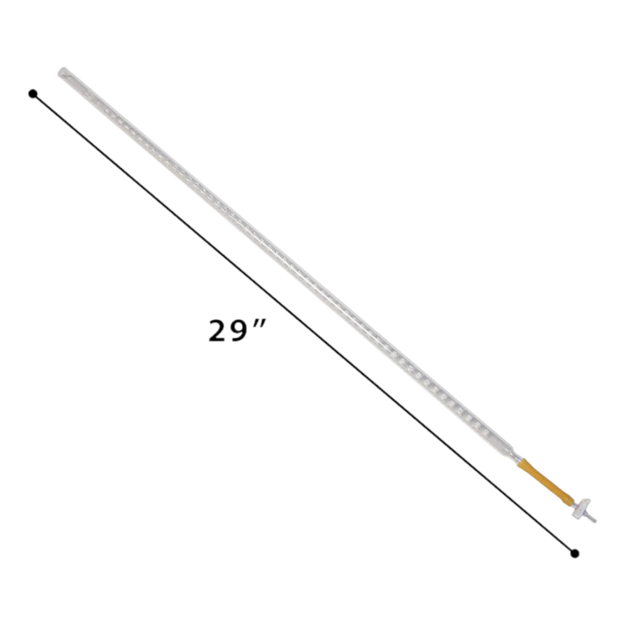Burette, Mohr's Style 25ml With a Burette Tip Assembly Pack of 10.