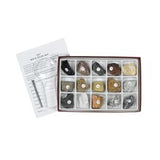 GSC International 2217 Rock Study Kit with 15 Numbered Specimens.
