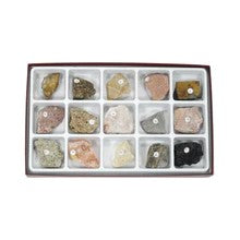 Rock Collection Sedimentary Rock Kit for Educational Kit For Geology Enthusiast.