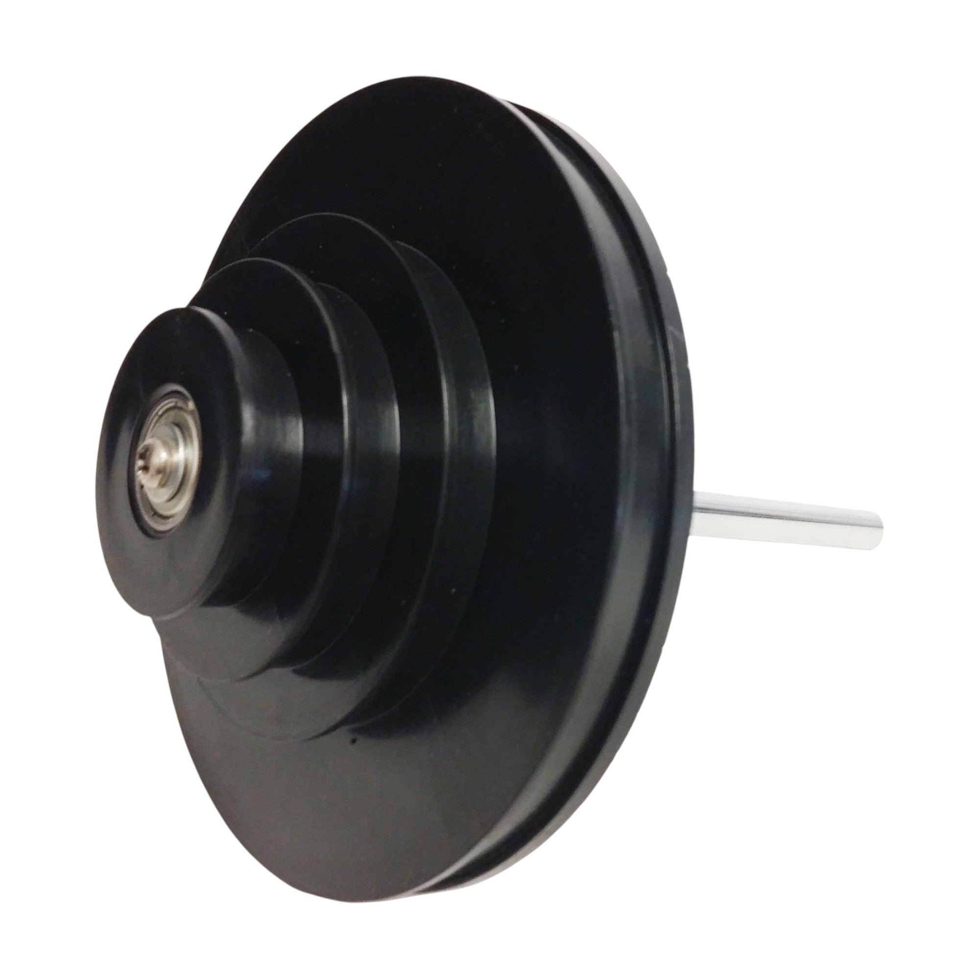 Wheel and Axle Ball Bearings on single Steel Rod.  Step sizes of 1.5", 2", 2.5", & 4"