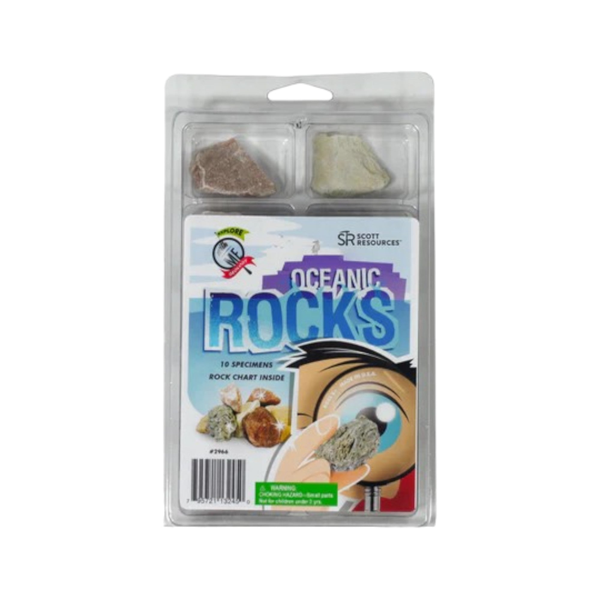 Rock Collections Explore With Me 10 Specimen Oceanic Rocks Collection - Affordable STEM & Earth Science Tools for Classroom & Homeschool.  For ages 15 years and older.