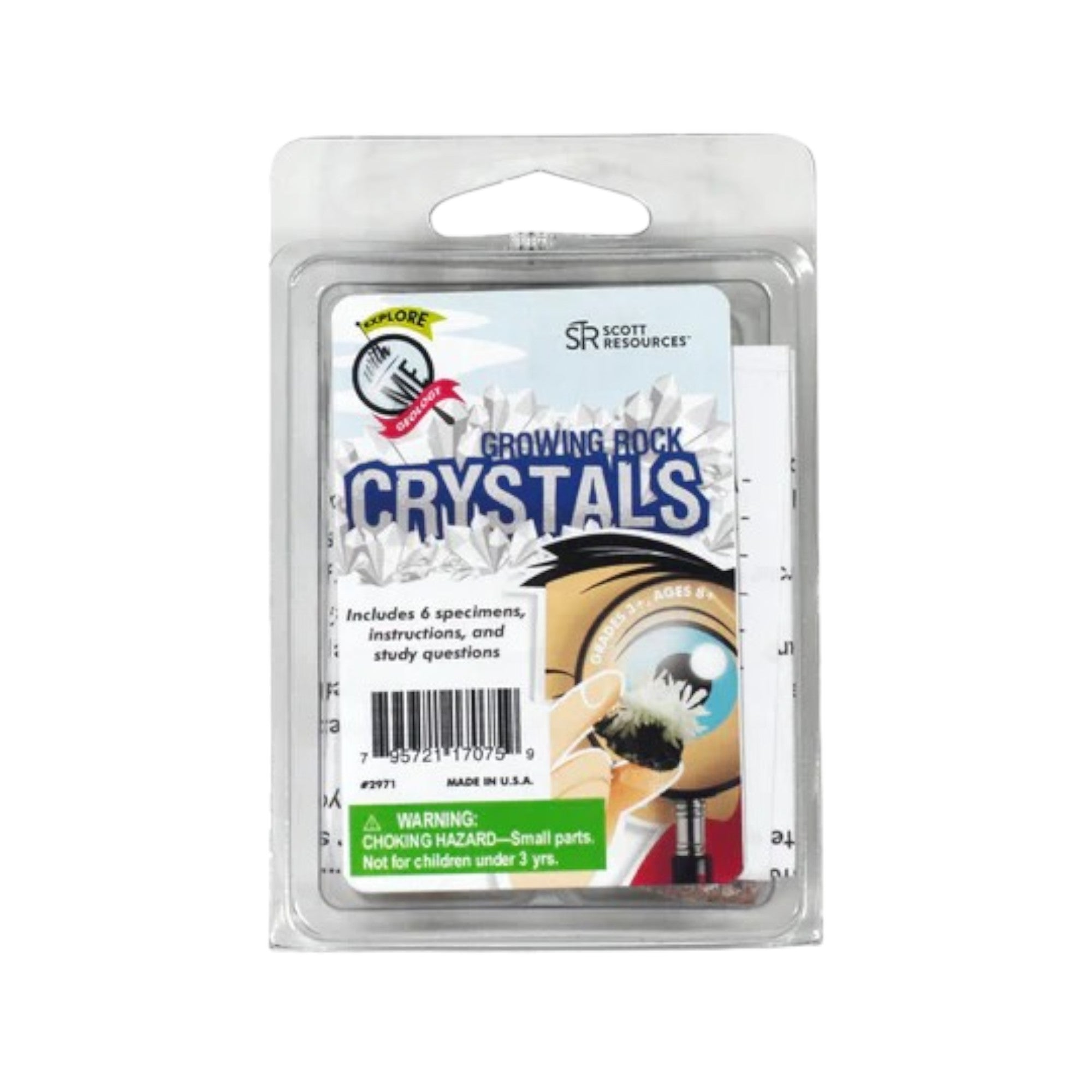 Crystal Growing - Explore With Me Growing Rock Crystals 6 Specimen Collection