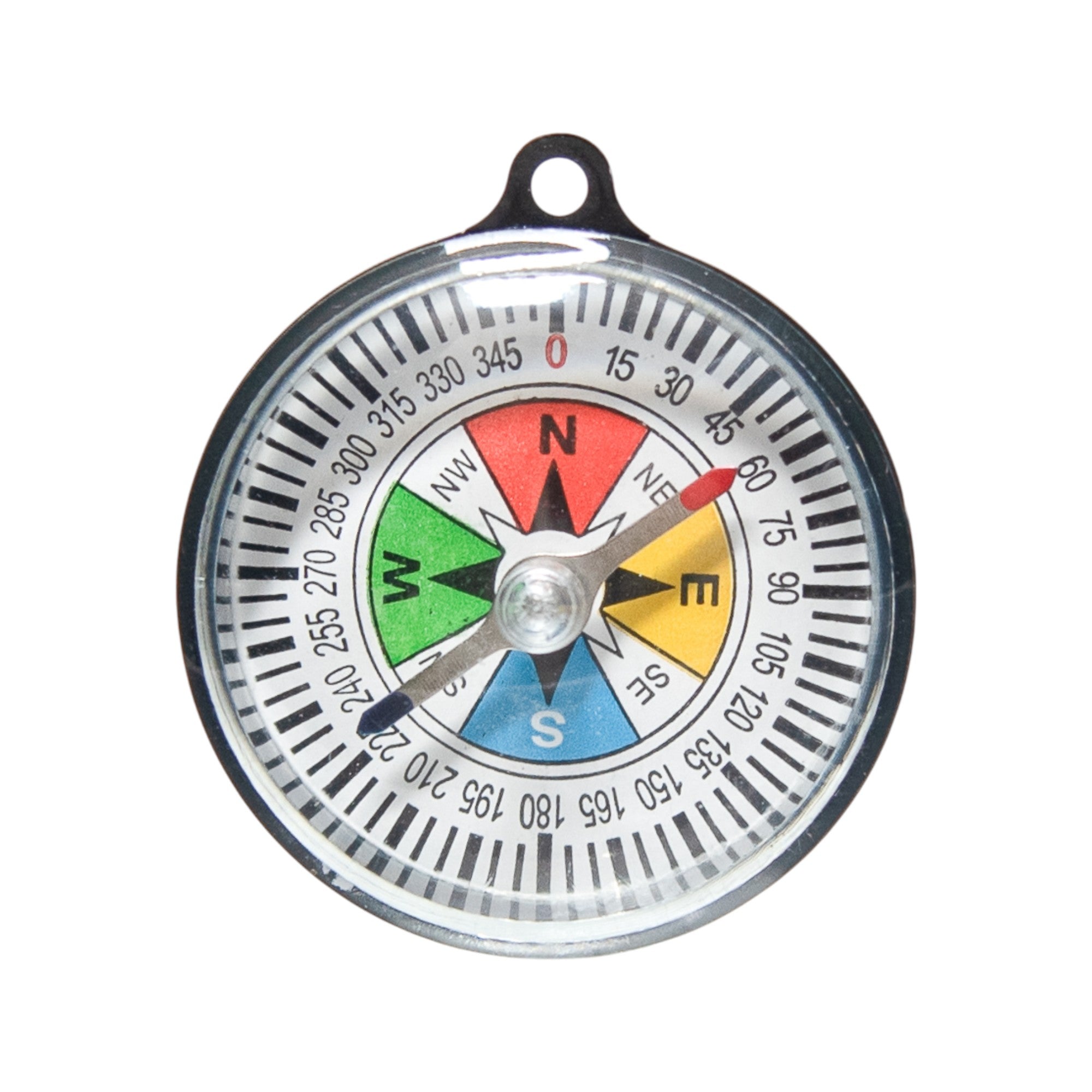 Compass 55mm Diameter with Color Coded Poles and Plastic Body. Pack of 8. Used in PEER Physics CMW Kit.