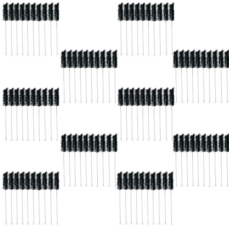 Brush used to clean Cylinders & Bottles, Size 60.45mm D Brush, 152mm L Brush, 508mm L, Case of 100