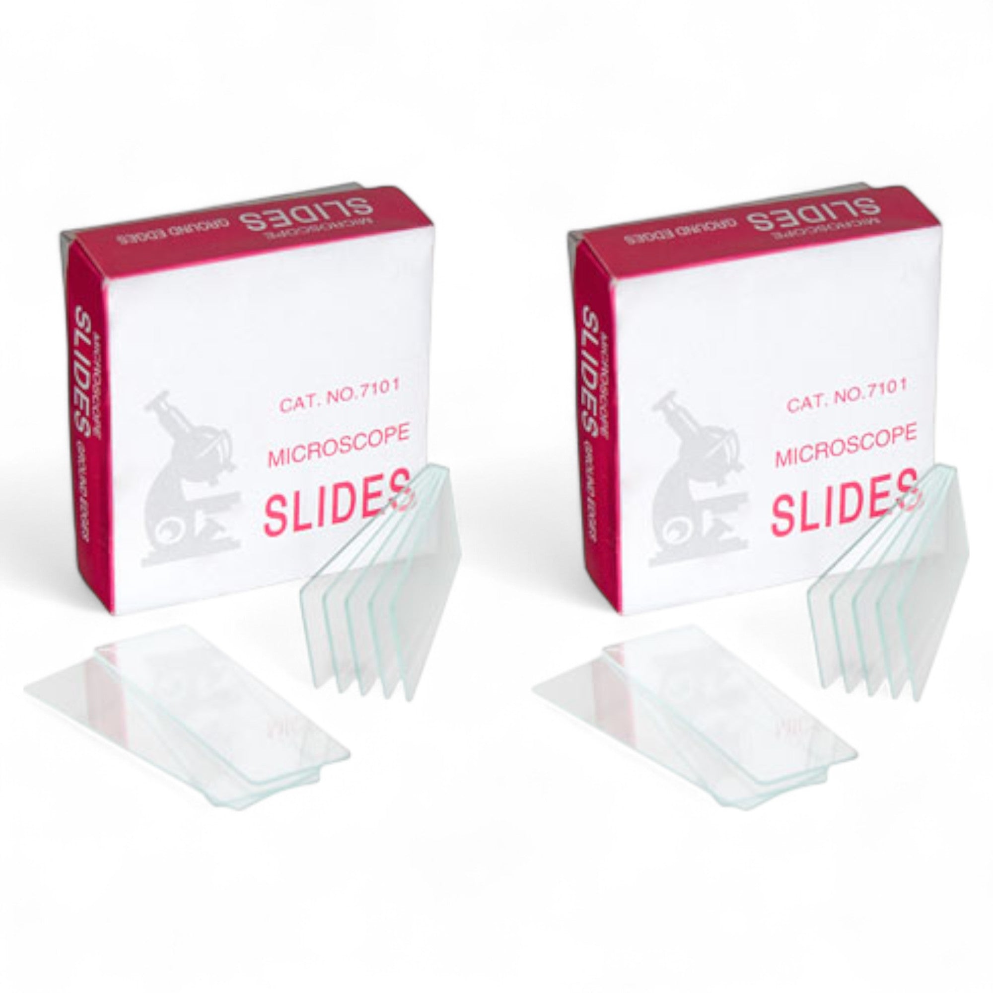 Microscope Slides, Glass, Size 75mm x 25mm. Pack of 144 Slides.