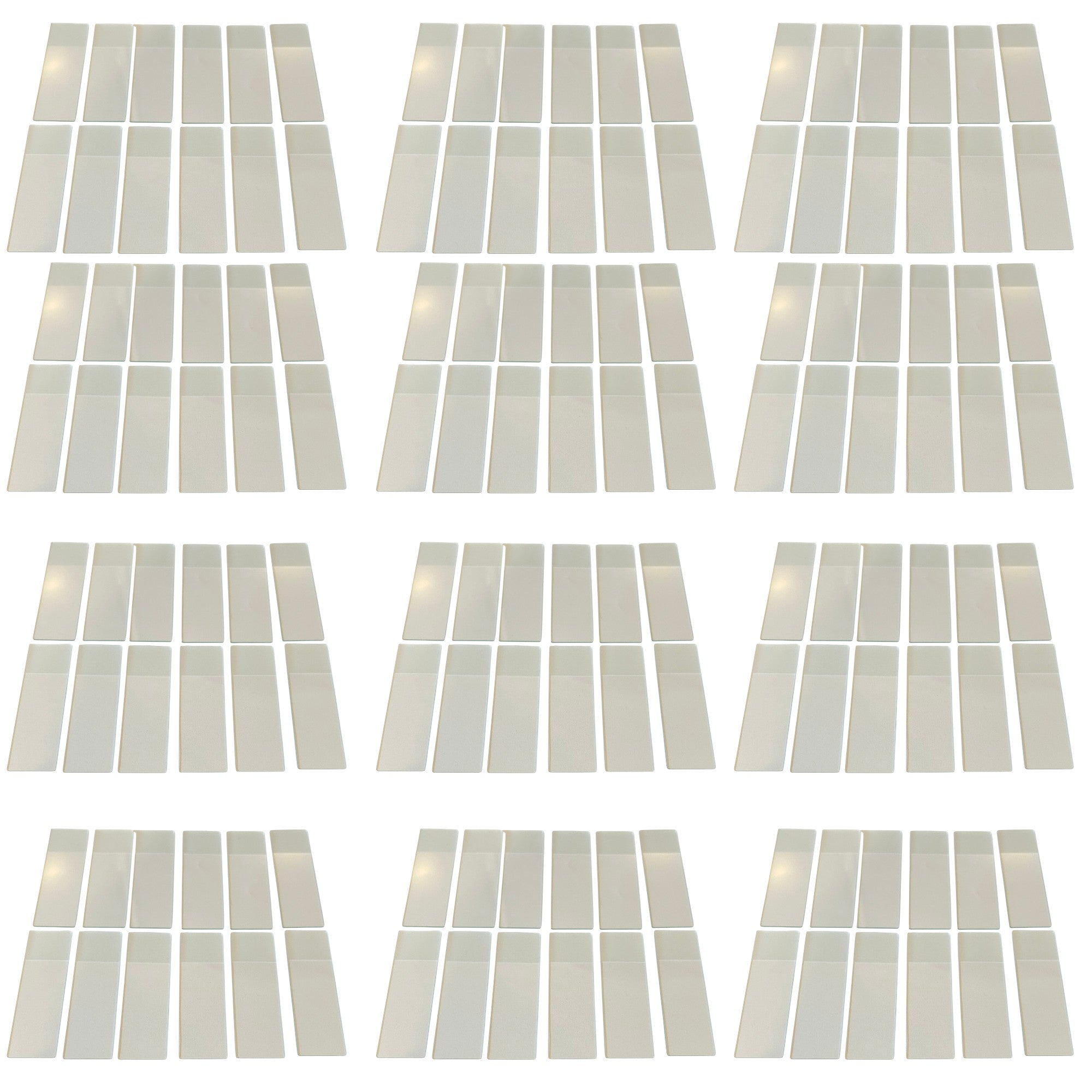 Microscope Slides, Glass, Frosted On One End. Pack of 144 slides.