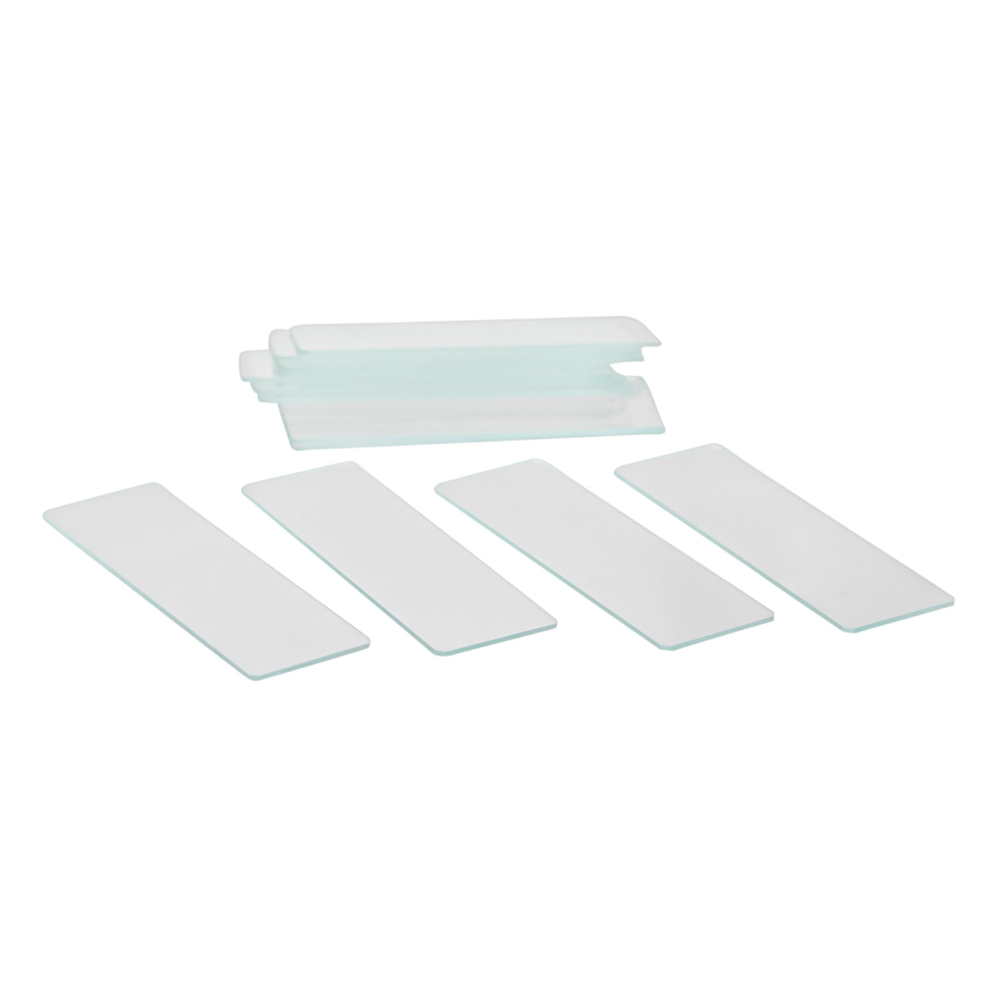 Microscope Slides, Glass, Size 75mm x 25mm. Pack of 12 Slides.