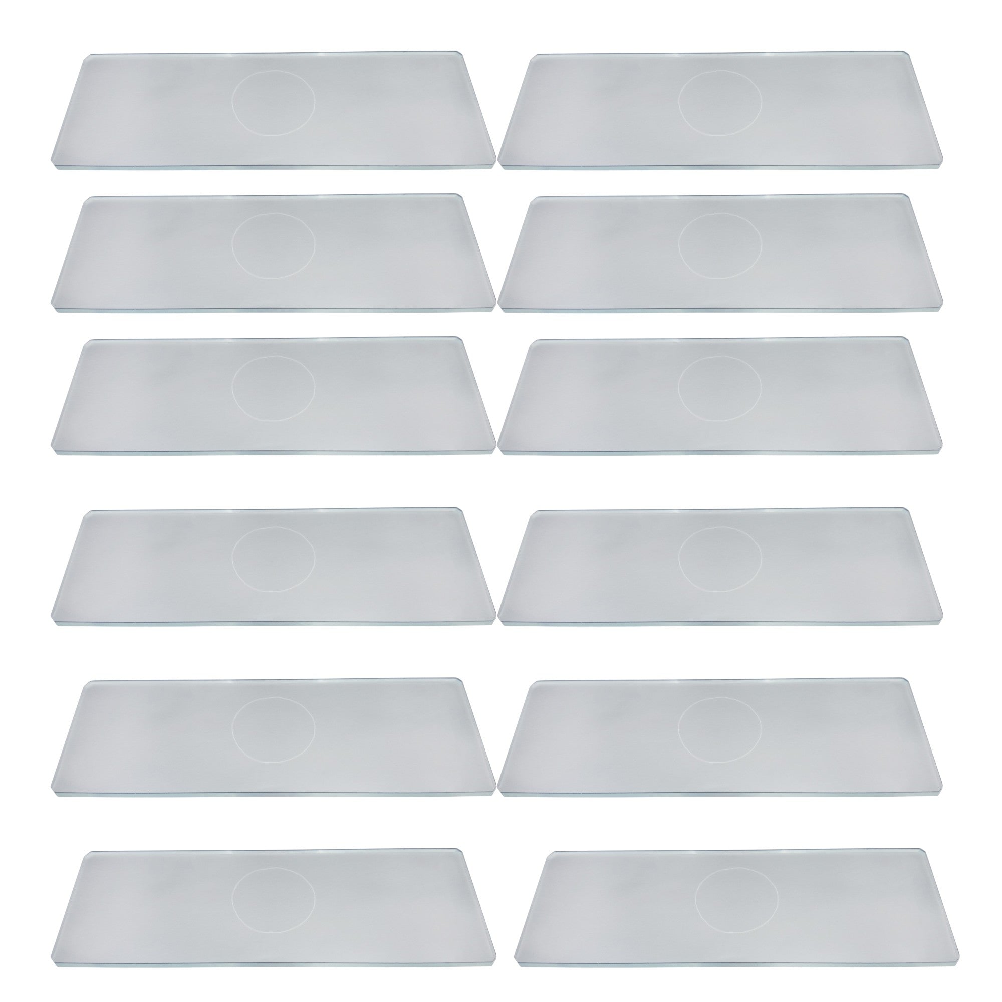 Microscope Slides, Single Cavity Glass Slides with Beveled Edges. Packs of 12.