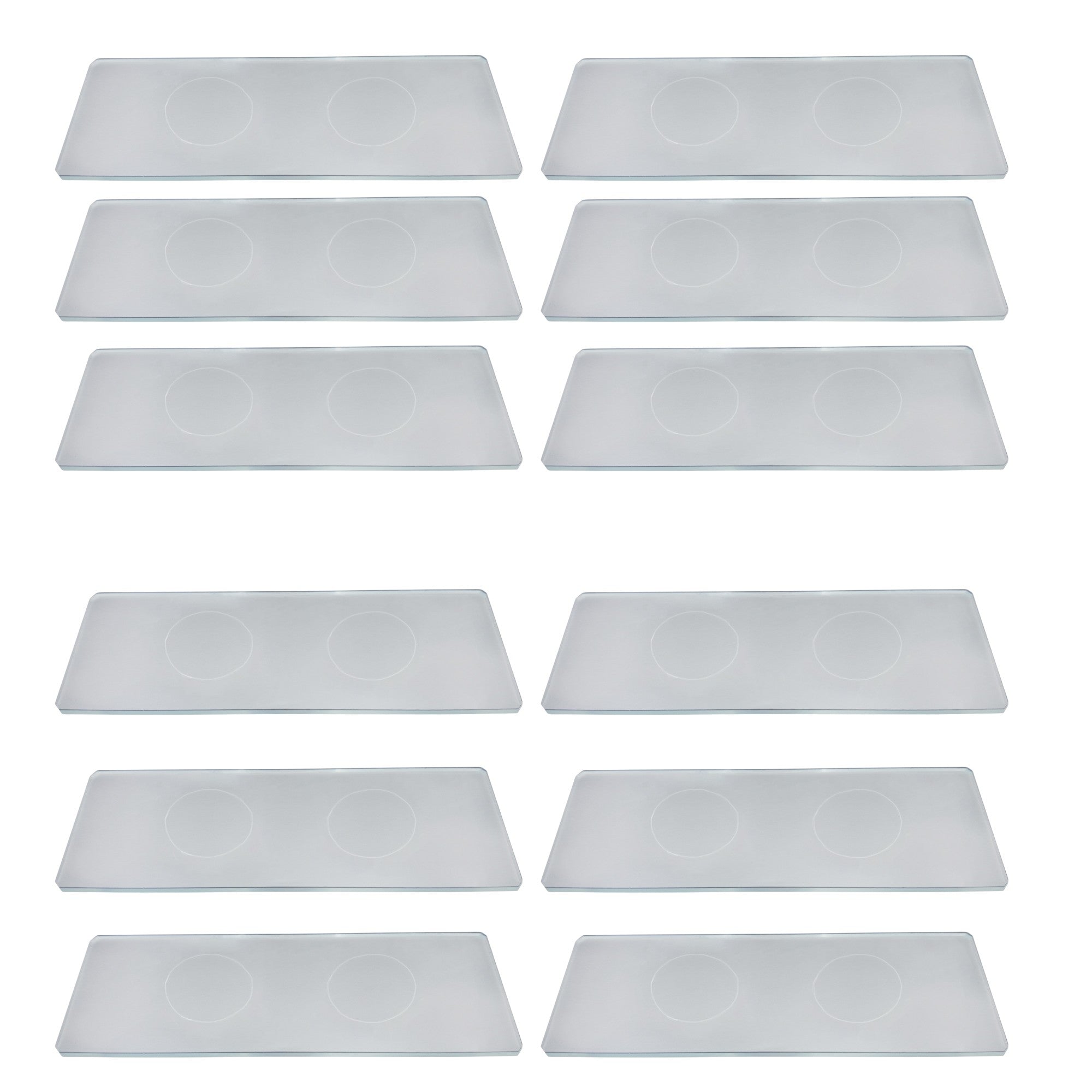 Microscope Slides, Double Cavity Glass, Pack of 12 by Go Science Crazy