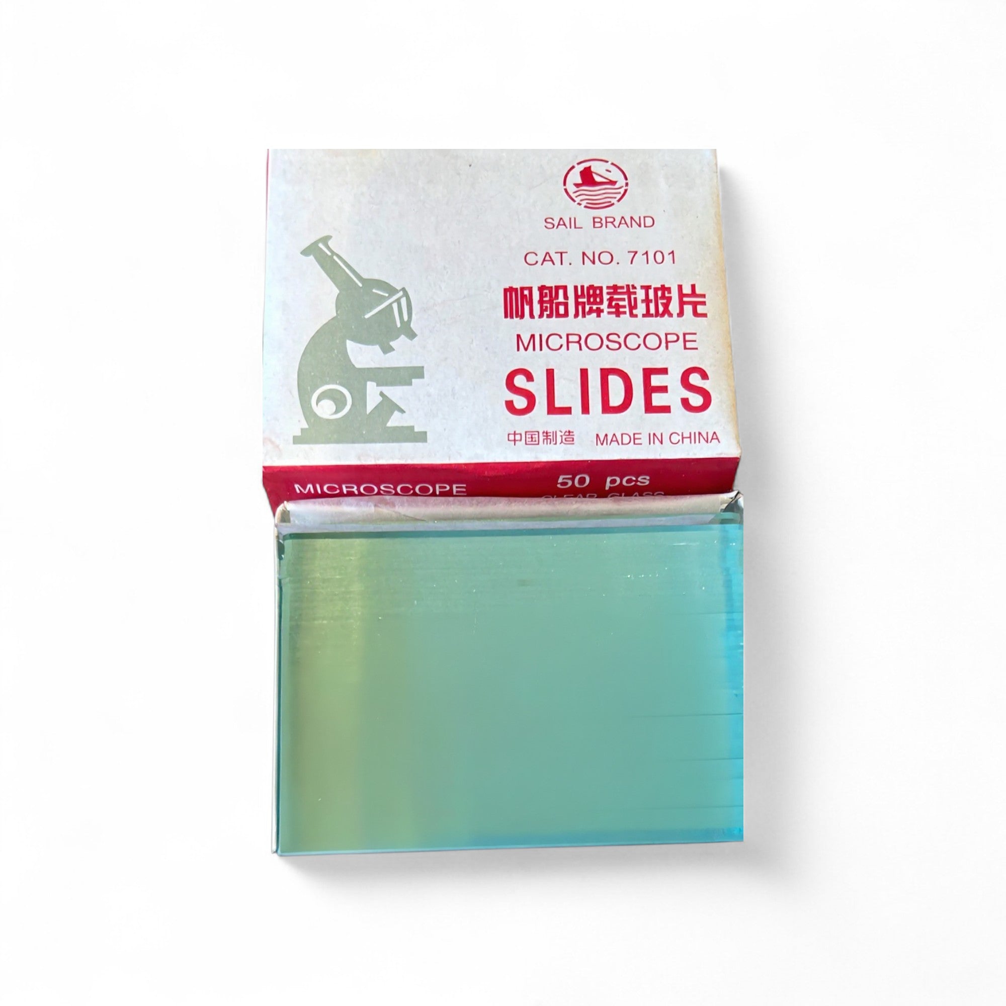 Microscope Slides, Positively Charged. Box of 50 slides.