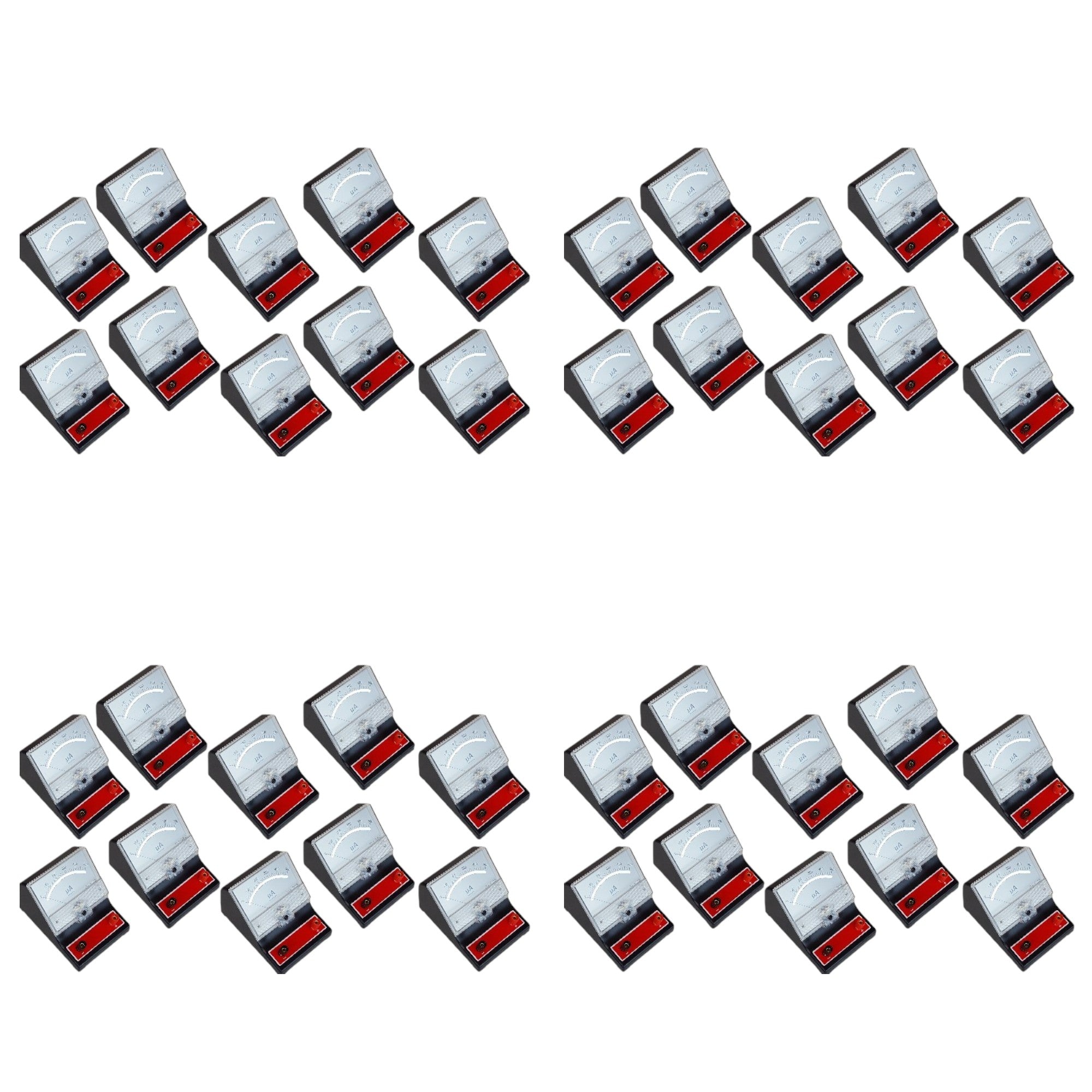 Ammeter, Analog, 0uA to 500uA; DC. Case of 40