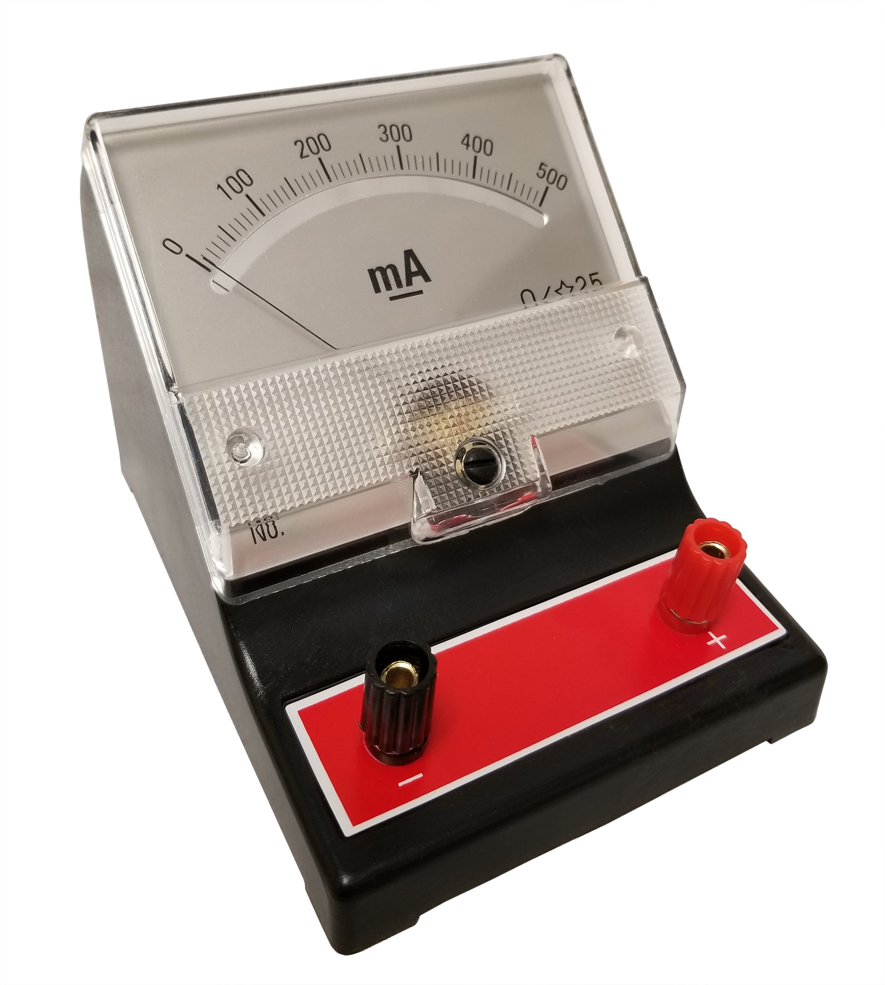 Ammeter, Analog, 0mA to 500mA; DC. Sold as a case of 40.