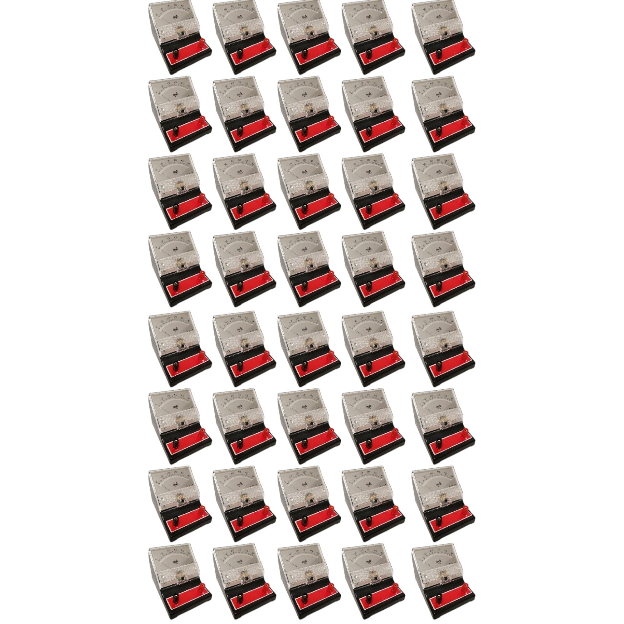 Ammeter, Analog, 0mA to 500mA; DC. Sold as a case of 40.