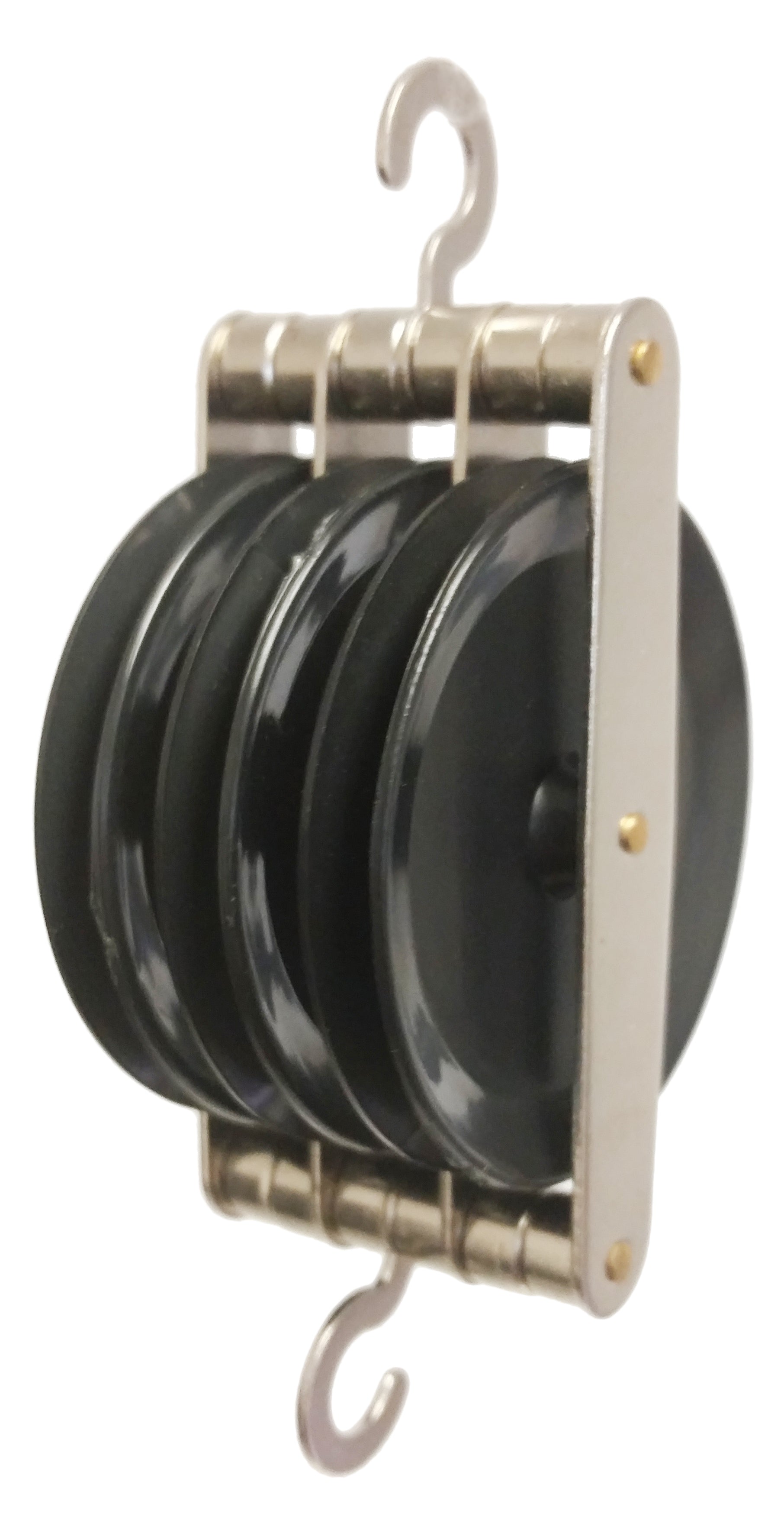 Pulley, Triple Parallel Metal Housing Plastic
