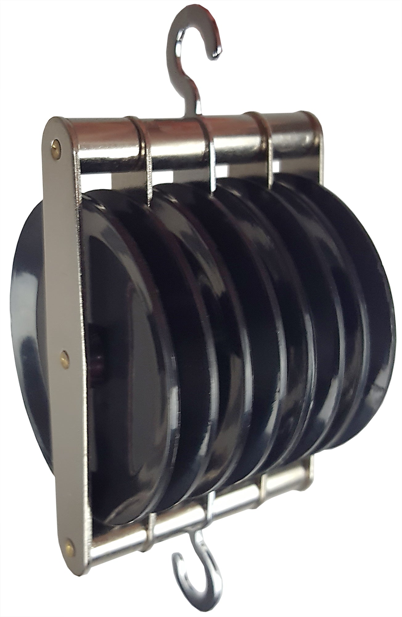 Pulley, Quadruple Parallel Plastic with Metal Housing