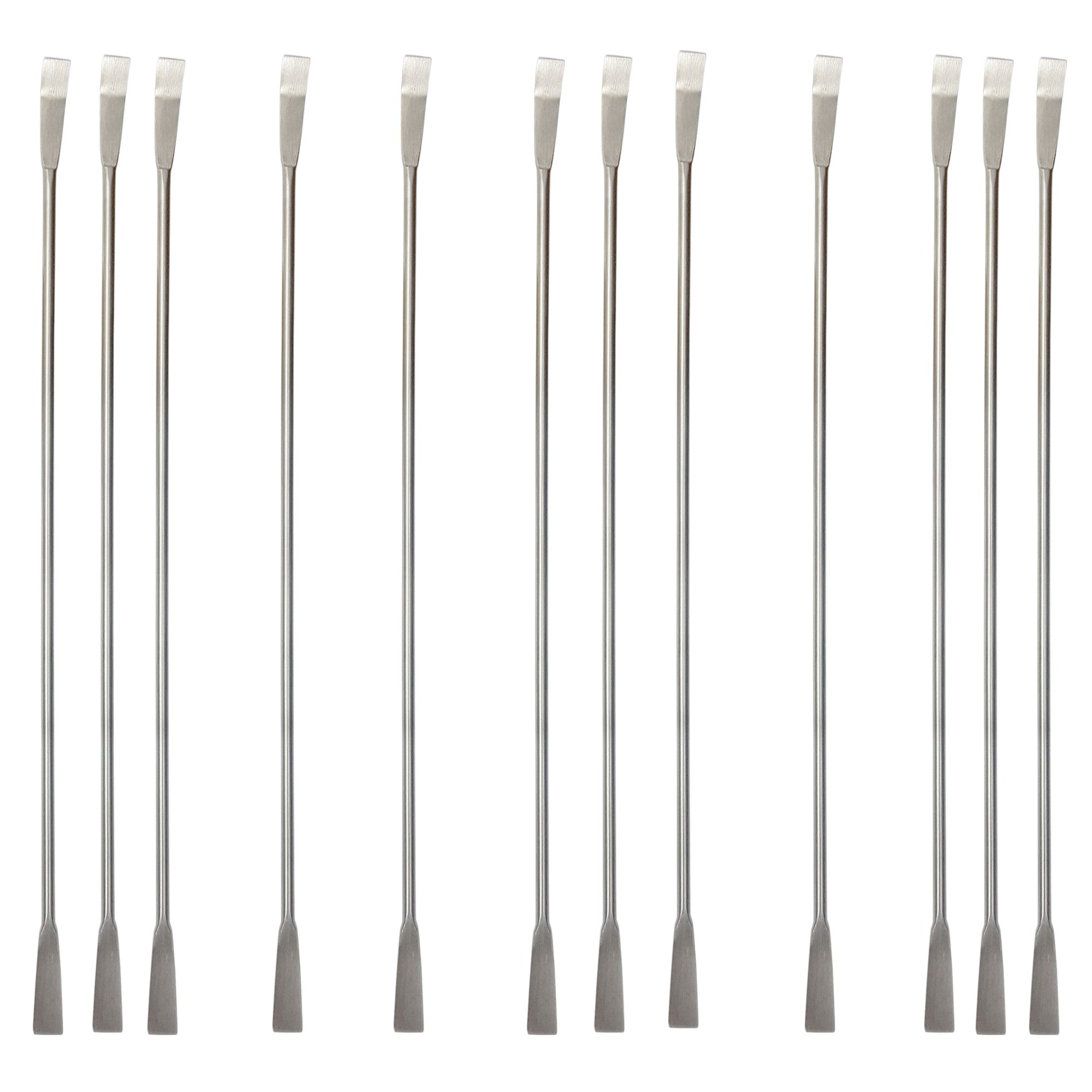 Spatula and Spoon Tool, Semi-Micro, 22cm Long, Pack of 12