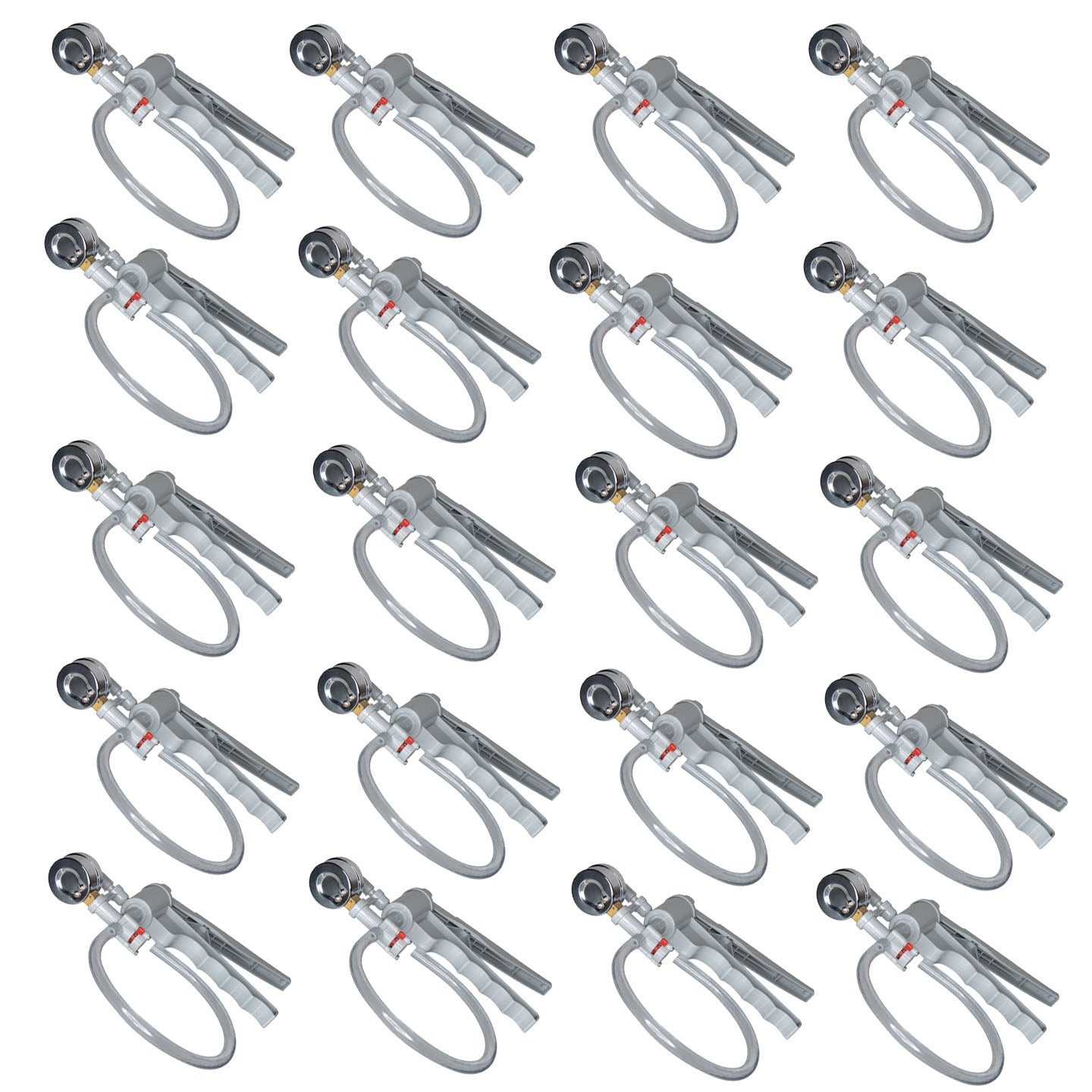 Vacuum Pump with Gauge Hand-Operated. Case of 20.