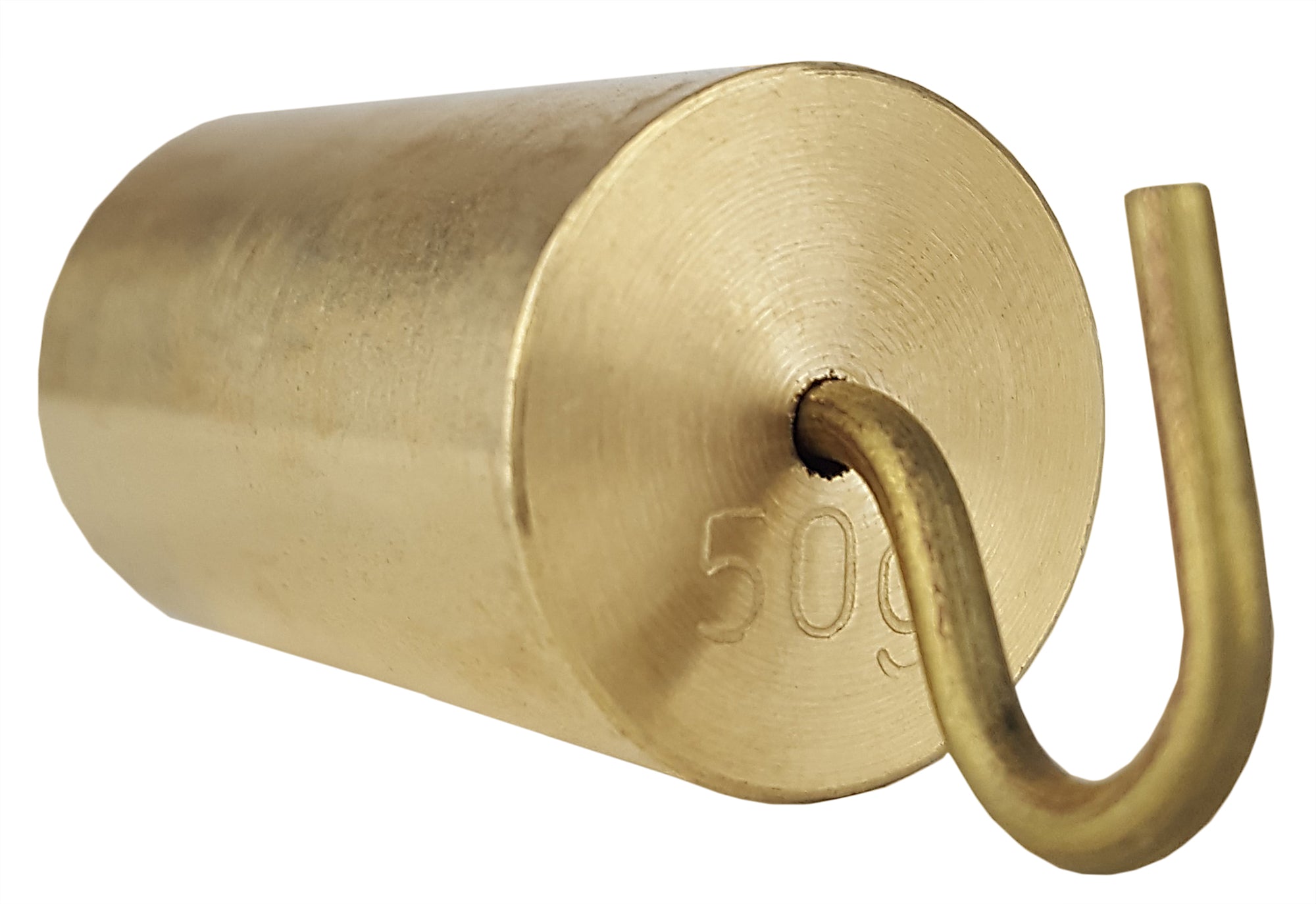 Hooked Brass Weight, 50 Grams