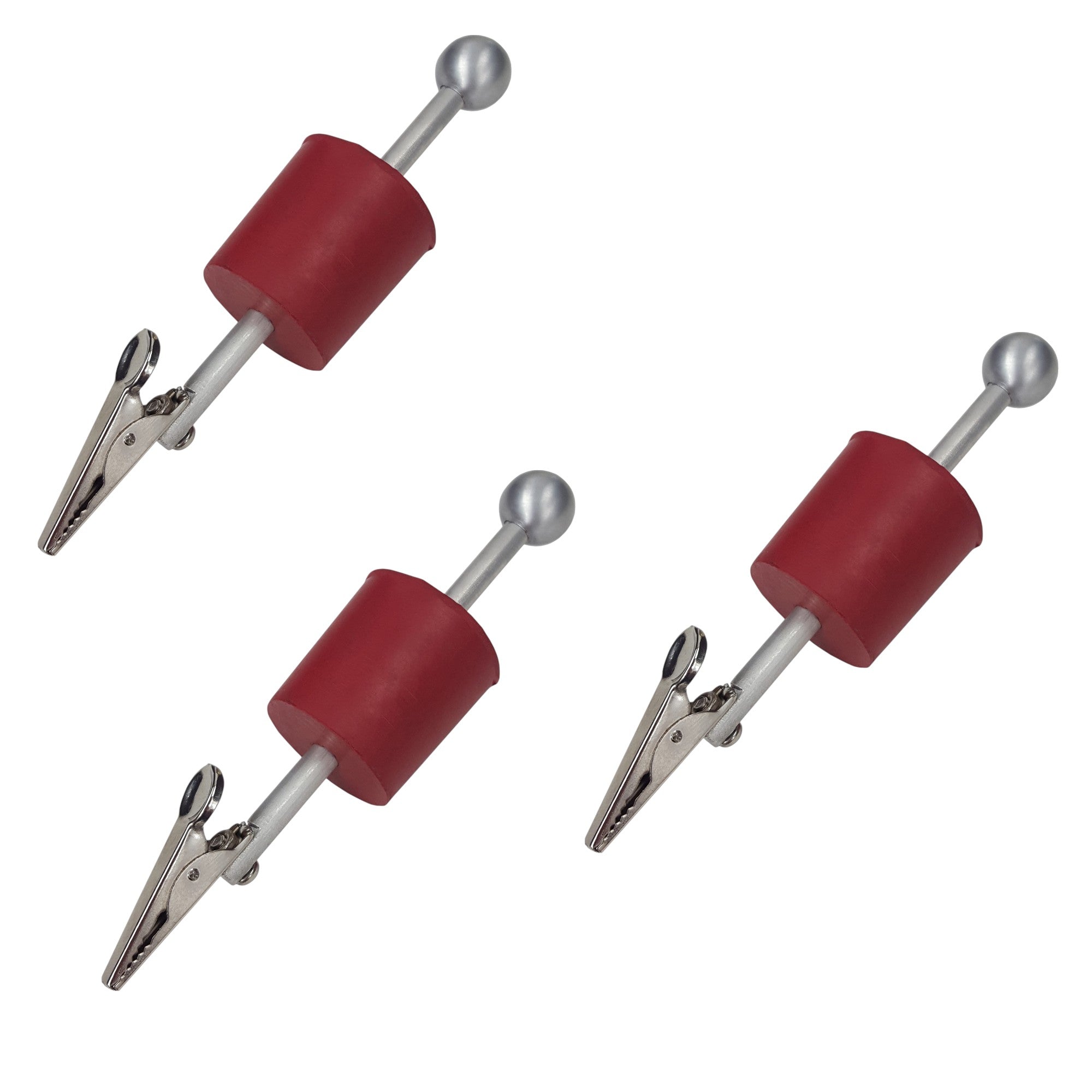 Electroscope Rod Assembly. Fits an Erlenmeyer Flask 250ml. Pack of 3.