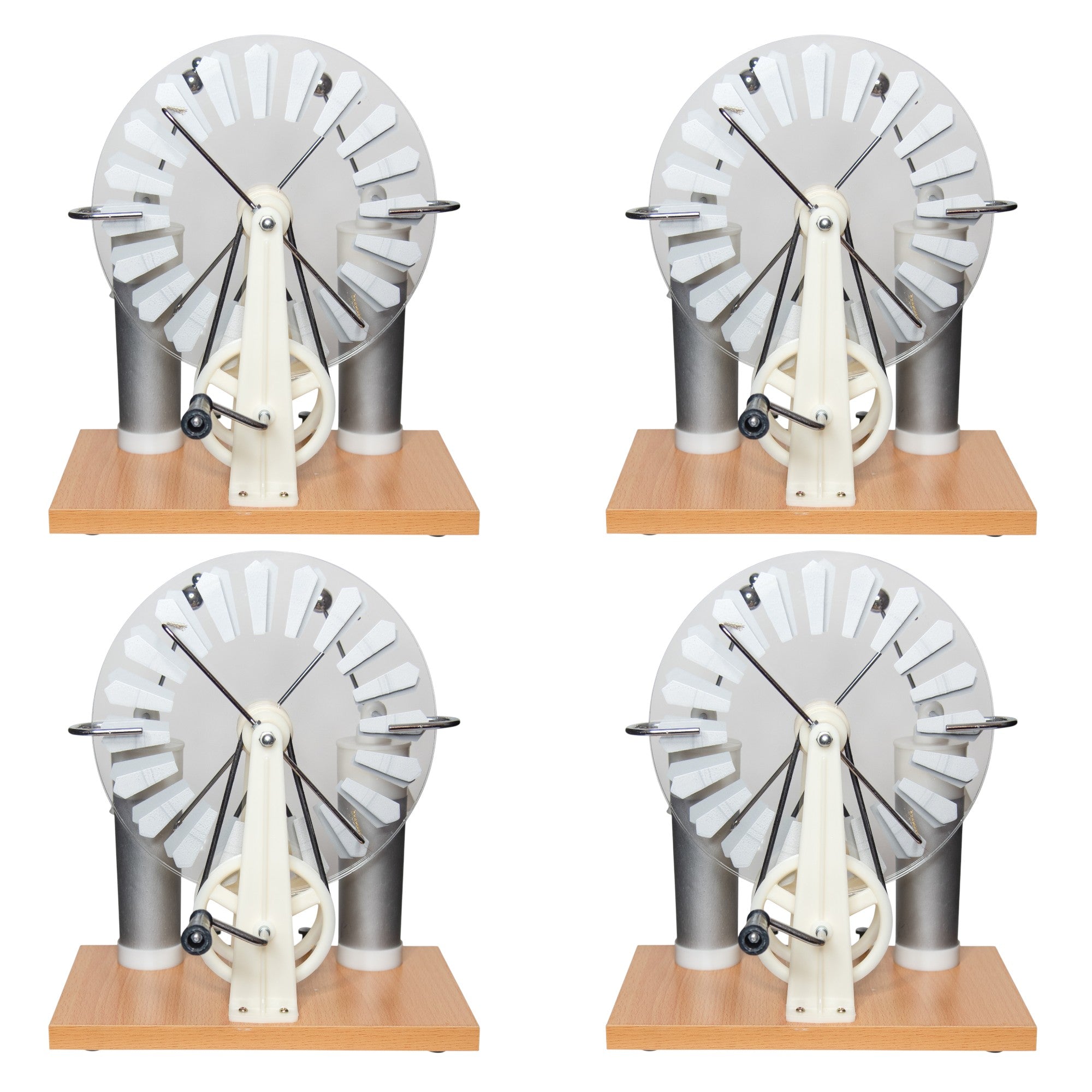 Wimhurst Machine an Electrostatic Demonstration for Education. Case of 4.