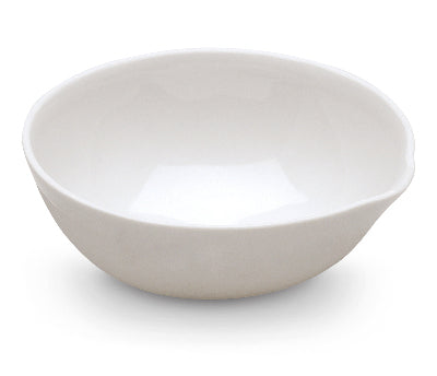 Porcelain Evaporating Dish 50ml capacity. Size 70mm diameter x 28mm height.
