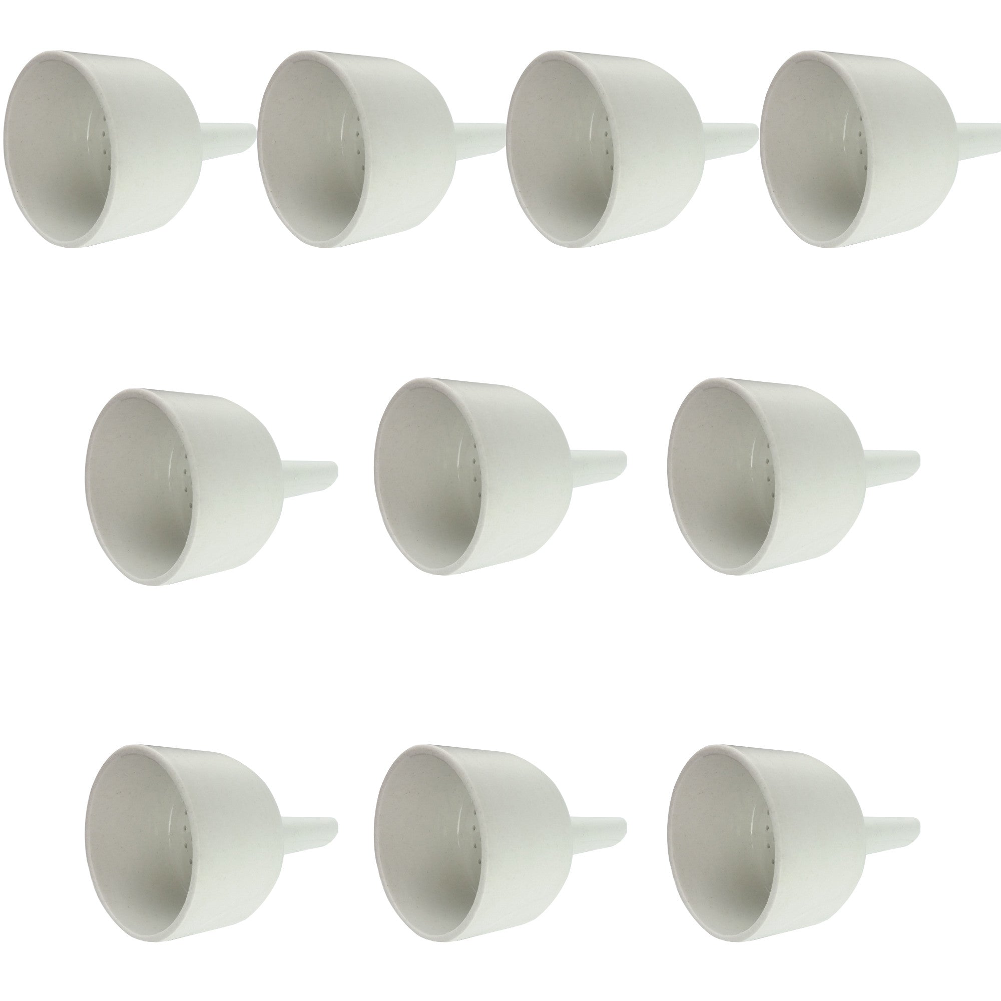 Porcelain Buchner Funnel, 60mm Funnel Diameter, 18mm Tube Diameter, Pack of 10