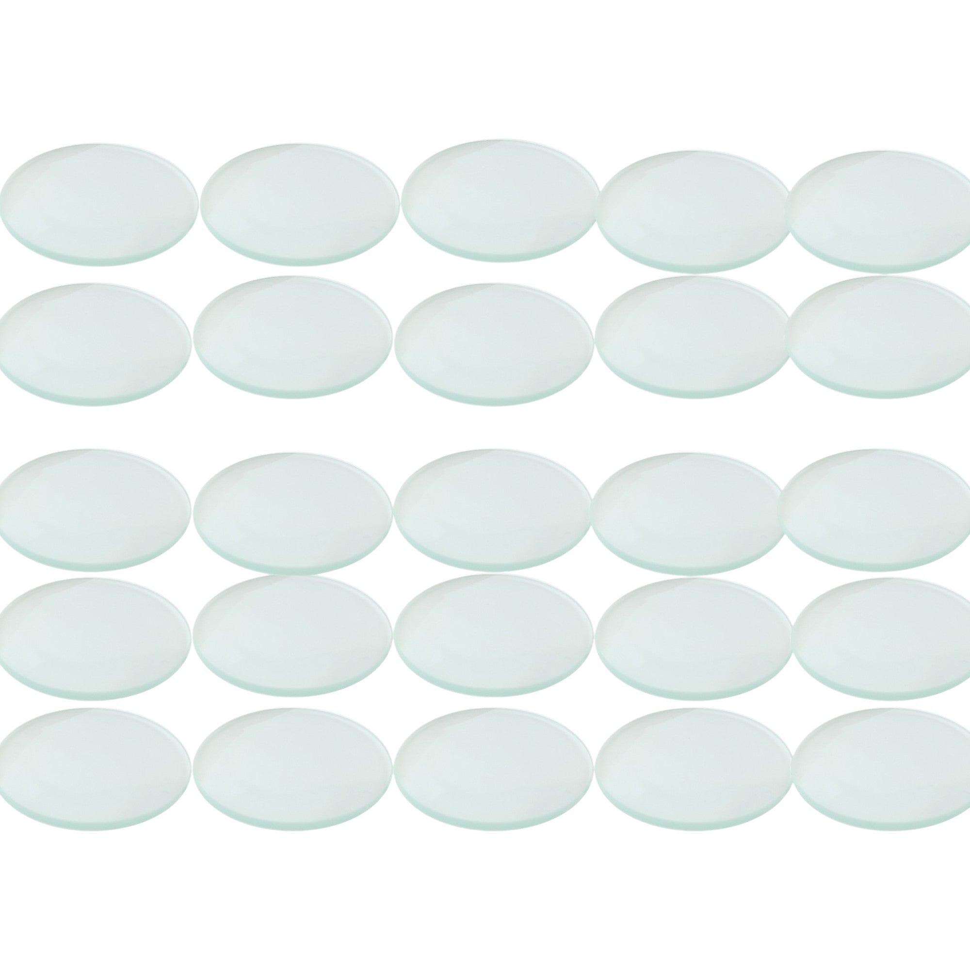 Lens Double-Concave Glass, 50mm Diameter, 10cm Focal Length, Pack of 20.