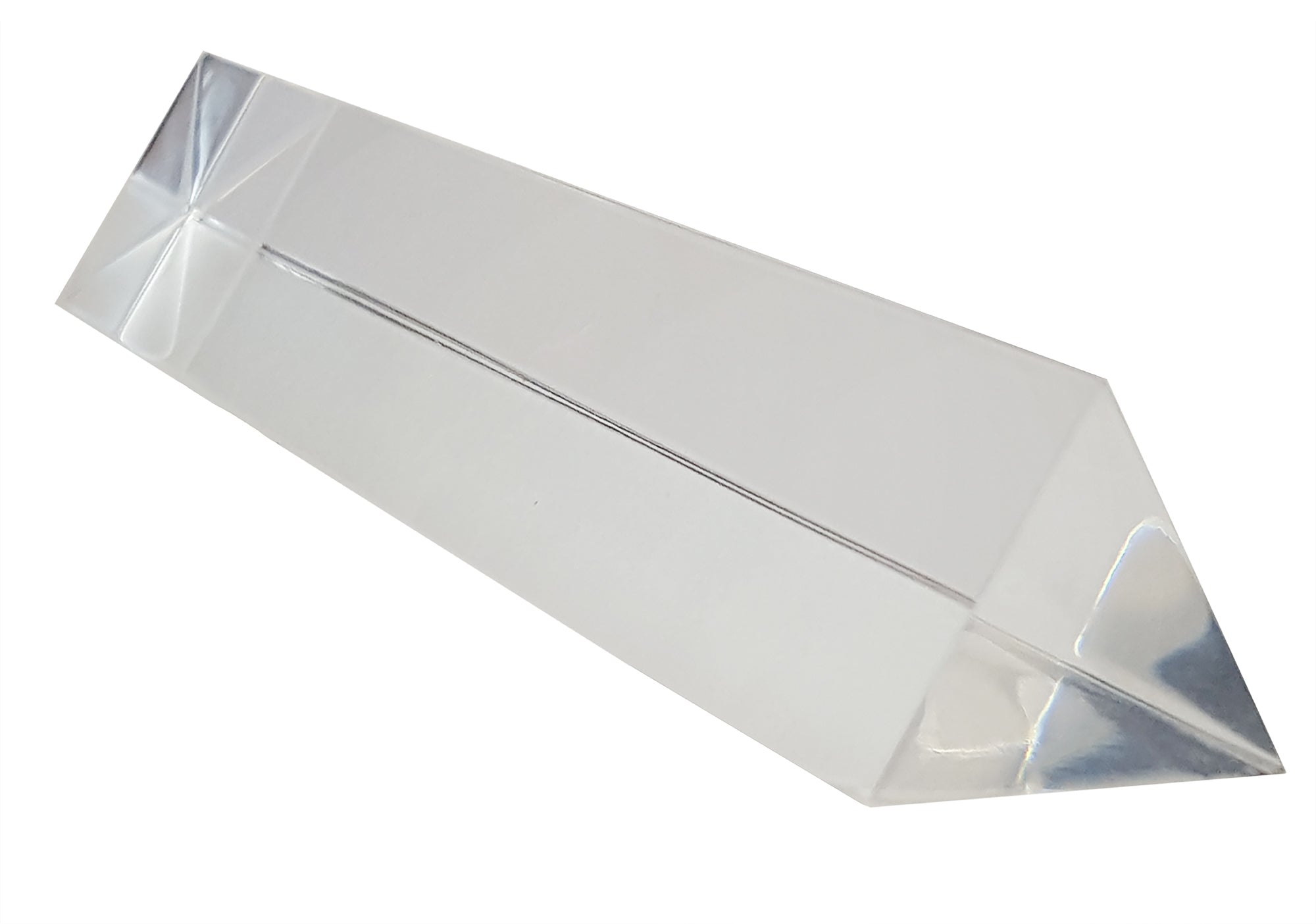 Prism, Acrylic Equilateral 25mm face x 150mm length. Pack of 10.