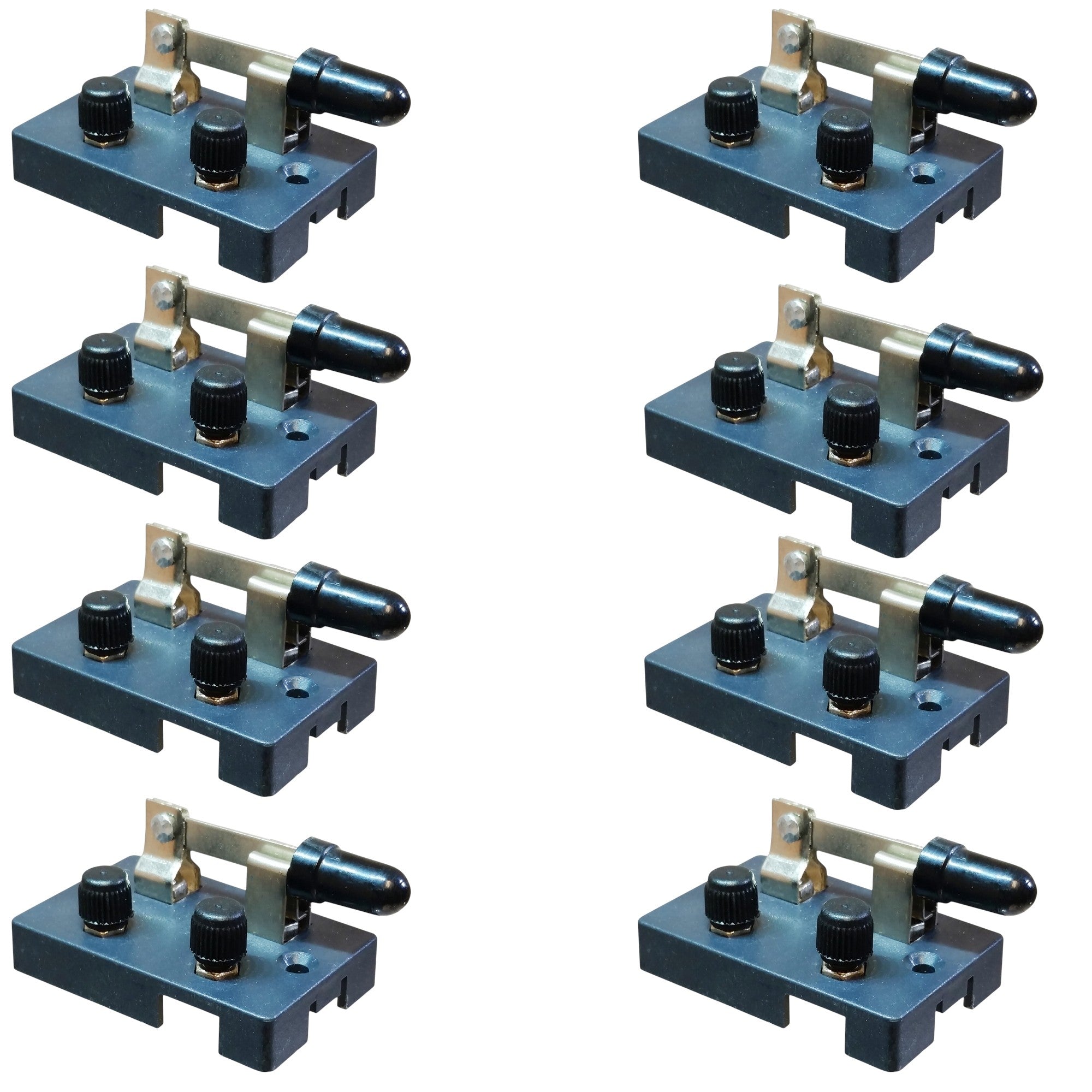 Knife Switch, Single Pole, Single Throw. Pack of 8. For use with PEER Physics CMW Kit.