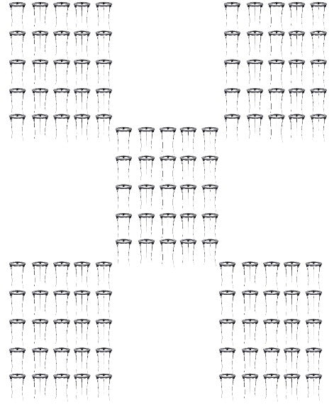 Burner Tripod 4-inch diameter base and 9-inch height. Case of 50.
