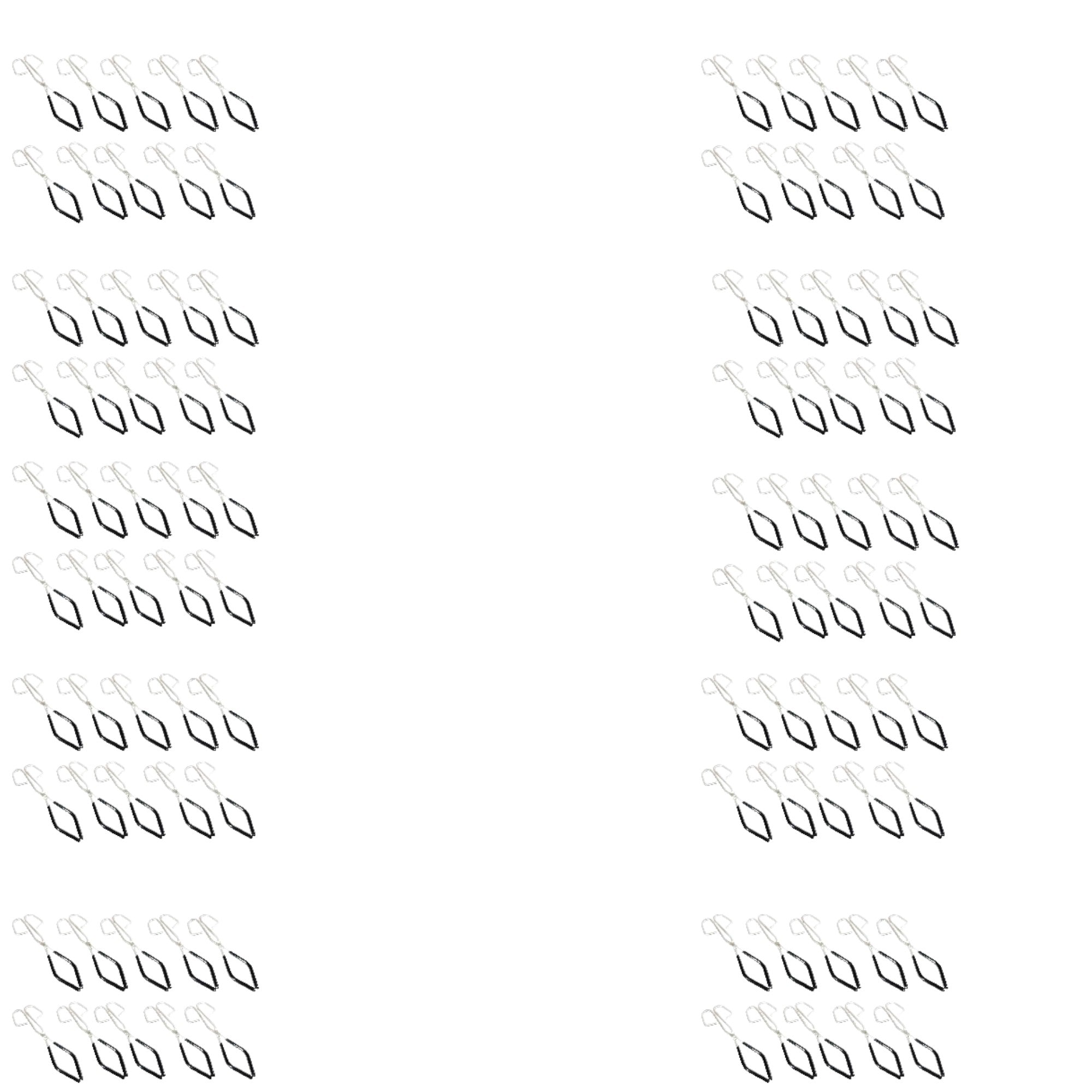 Tongs - Beaker Tongs with Plastisol Coated Jaws, Size 9.5 inches length x 1/4" Steel. For Beakers size 50ml - 2000ml. Case of 100.