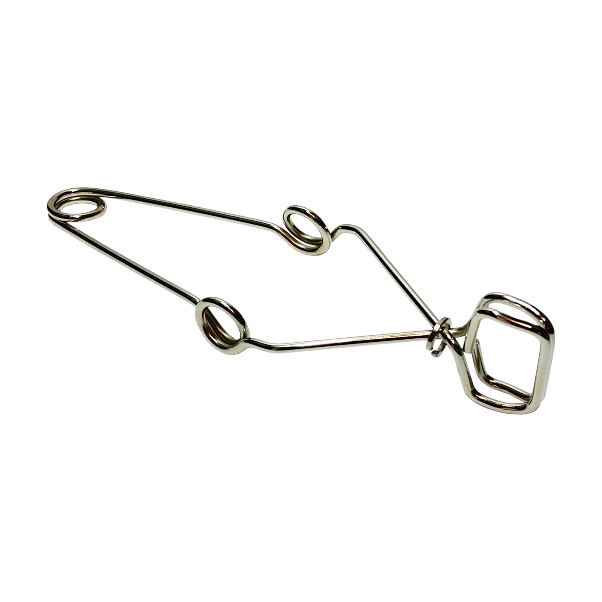 Clamp for holding Test Tube , Size 5.5 inch length. Nickel-Plated Steel, Finger Grips