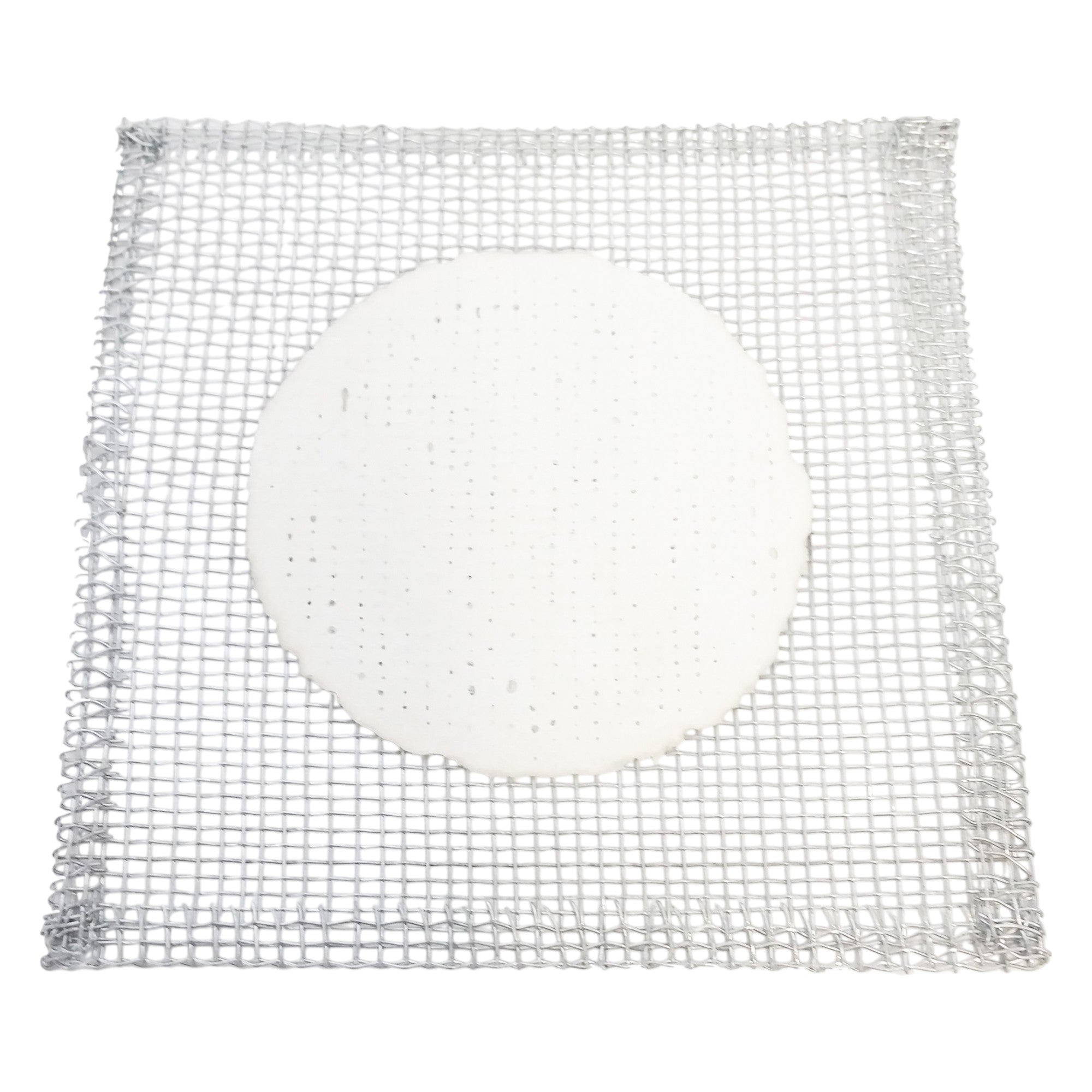 Wire Gauze Square with a Ceramic Center. Size 5 inches square. Pack of 10.