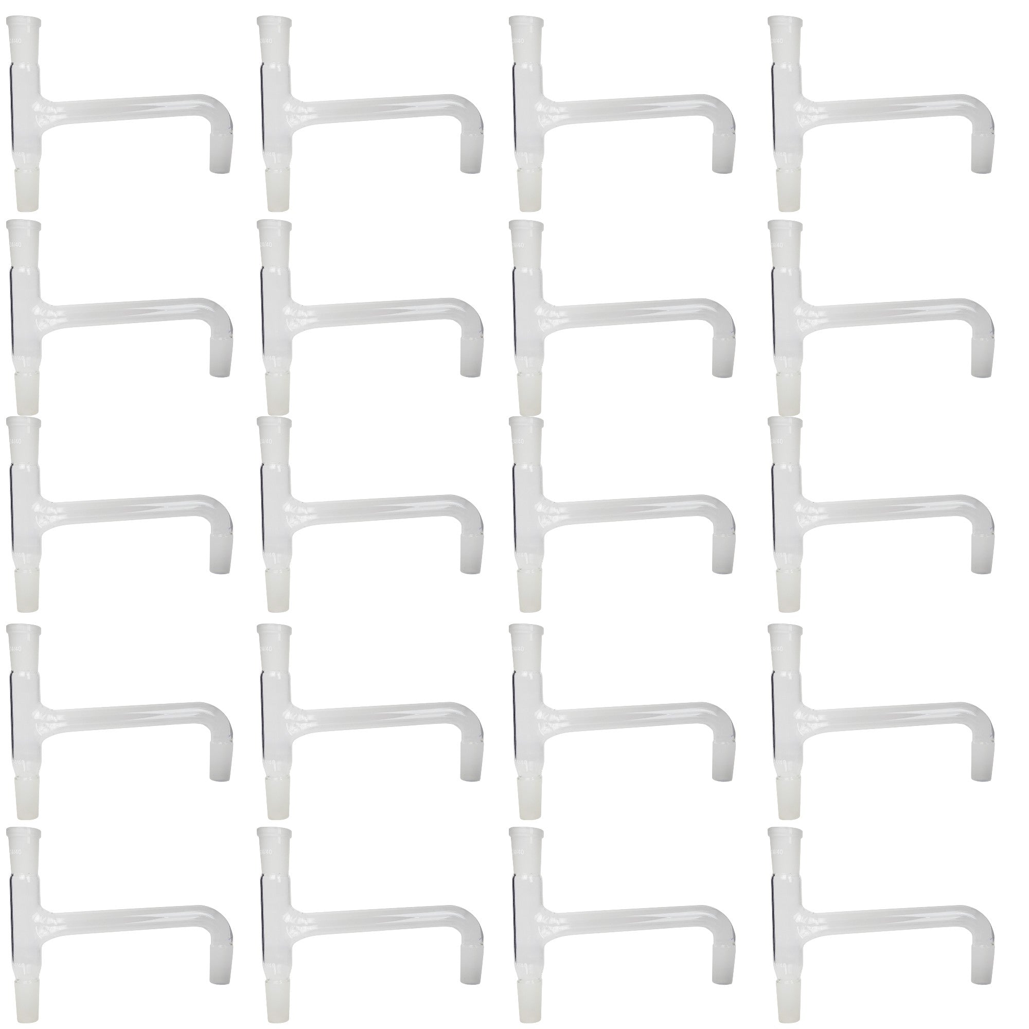 Distillation Arm, with ground glass joints 24/40. Case of 20