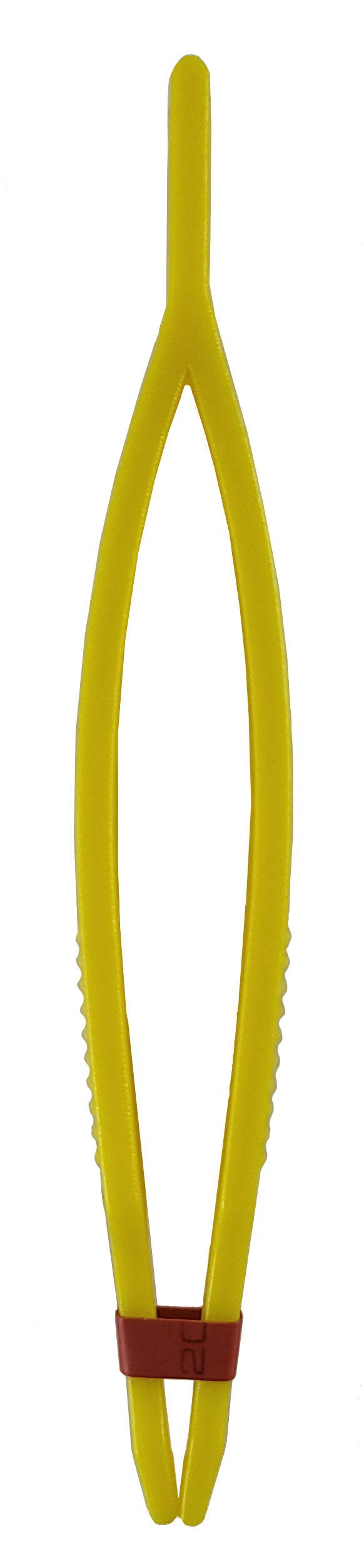 Forceps Plastic, Blunt Tip 4" length