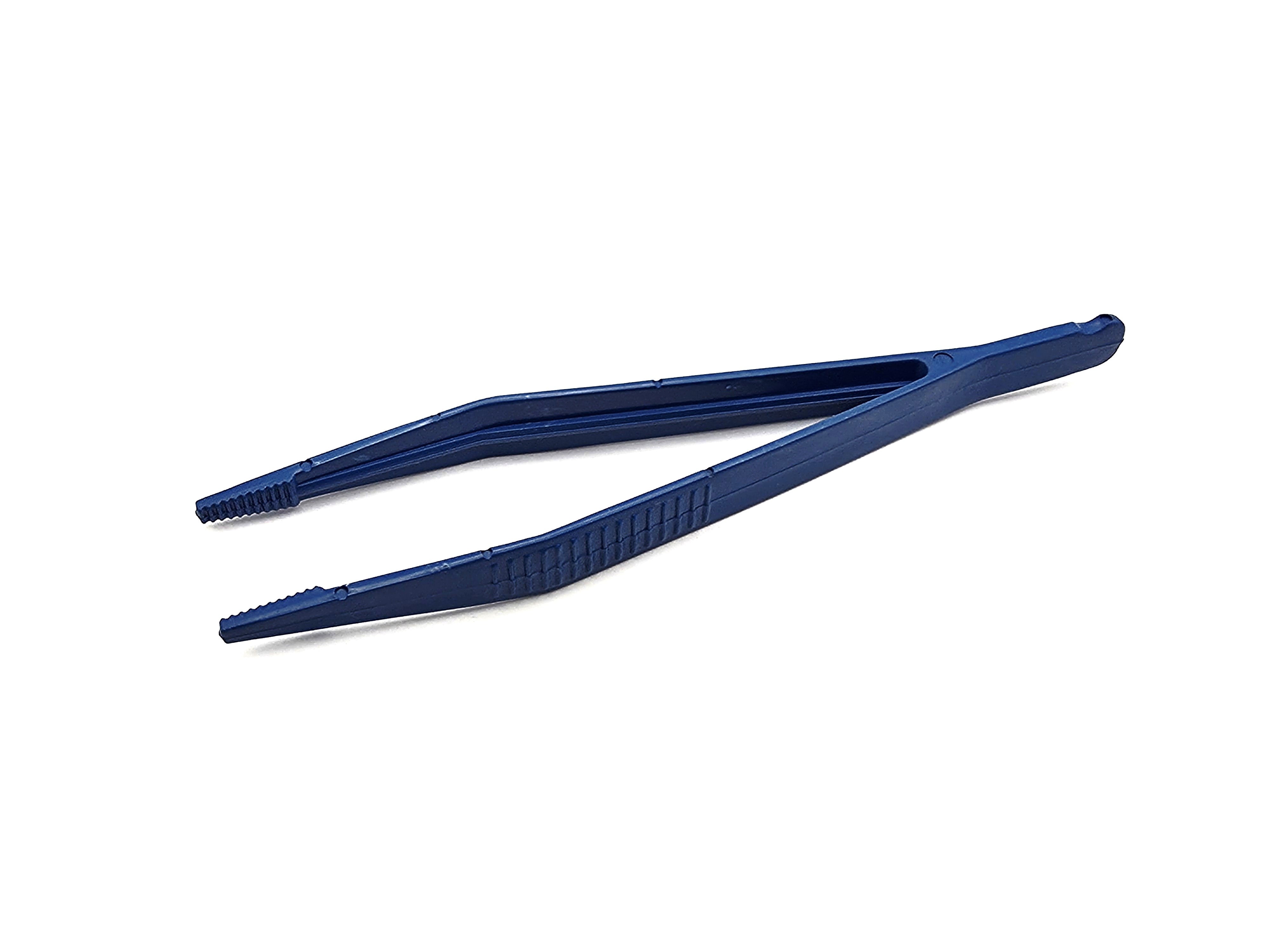 Forceps, Plastic, Blunt Tip, 153mm, Pack of 10