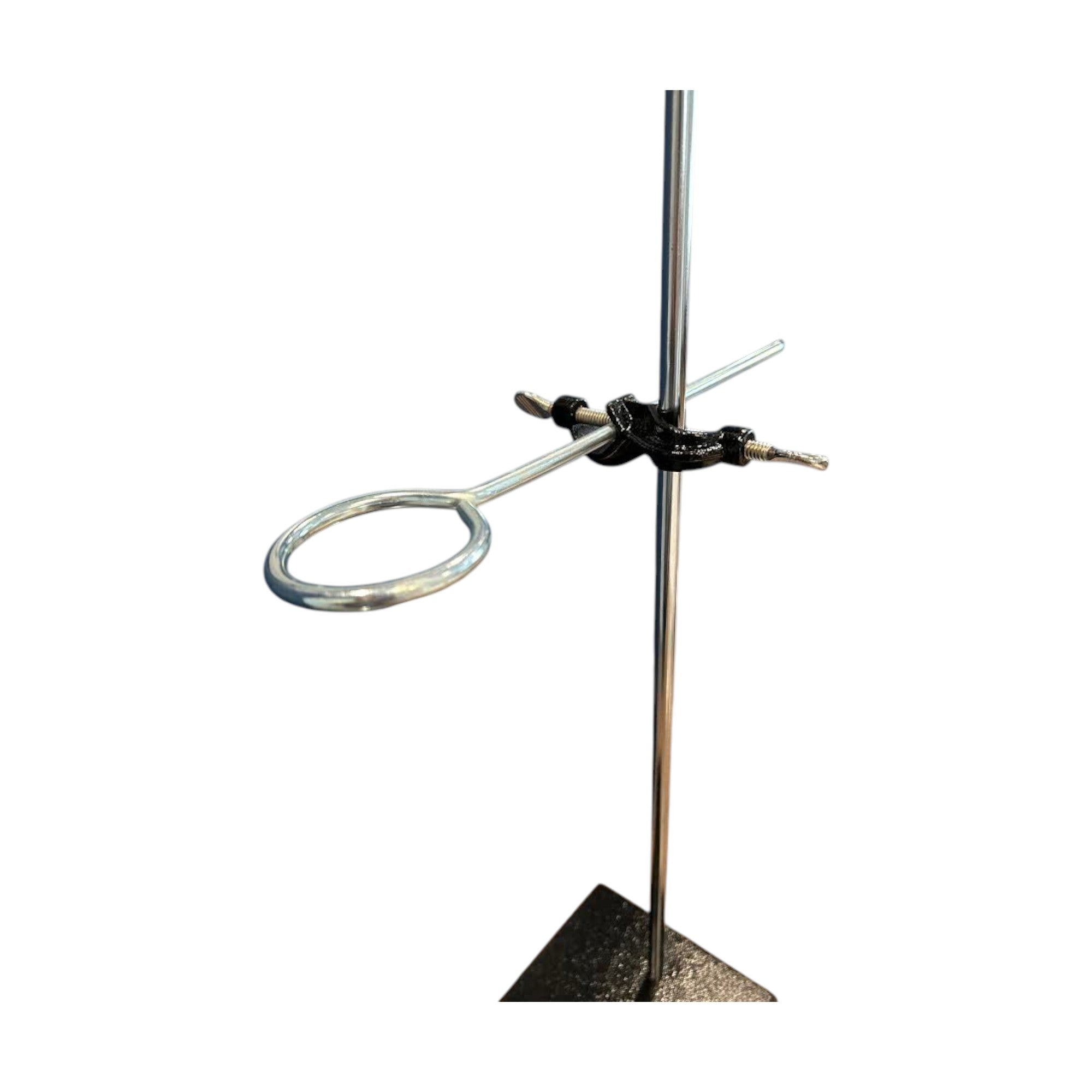 Support Ring 5" with Boss Head Clamp – Lab Stand Ring and Right-Angle Clamp Kit for Retort Stand, Labware Support, Classroom Science Equipment